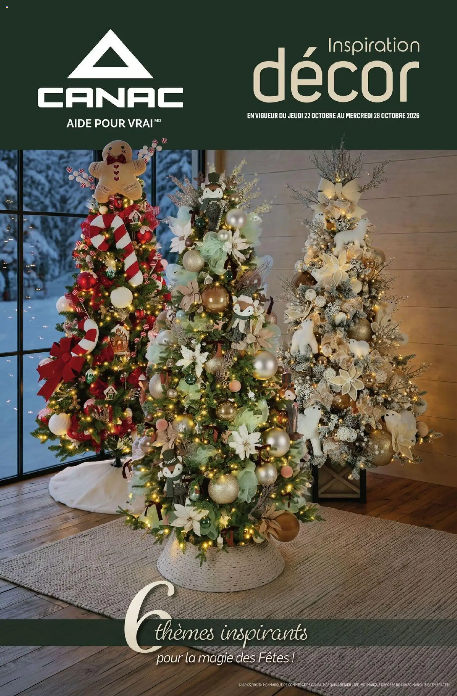 Preview of leaflet Canac circulaire - Inspiration décor from shop Canac is valid from Oct 22, 2026