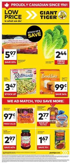 Un aperçu du dépliant Giant Tiger weekly flyer du magasin Giant Tiger est valide à partir 5 août 2026