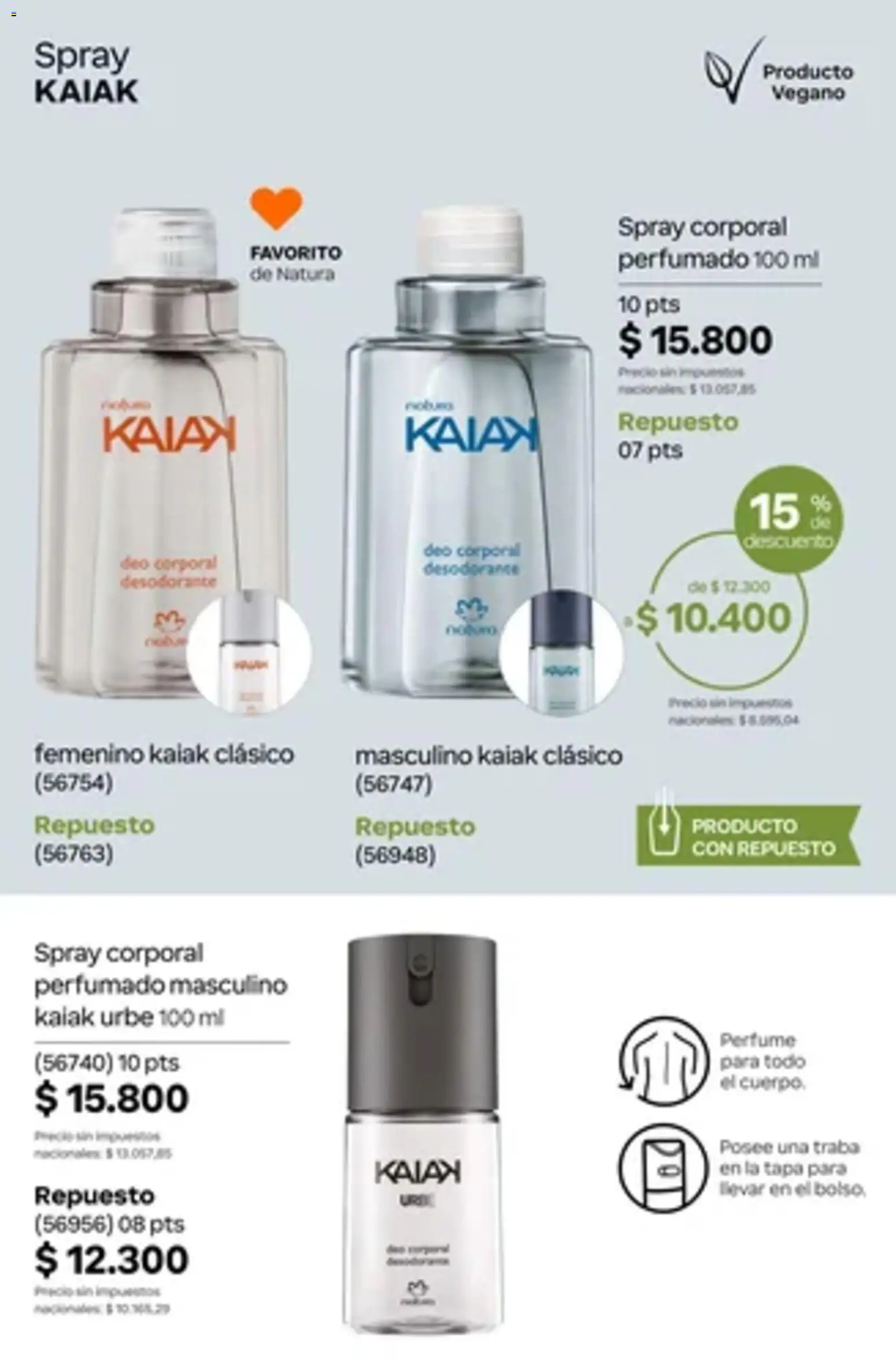 Vista previa del folleto de la tienda Natura válido desde el 01/10/2026 - Perfume, Desodorante