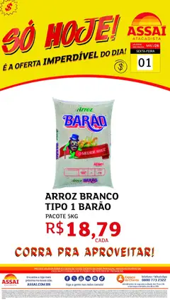 Pré-Visualização do folheto "Assaí Atacadista ofertas - GO" da loja Assaí Atacadista válido a partir de 01/05/2026