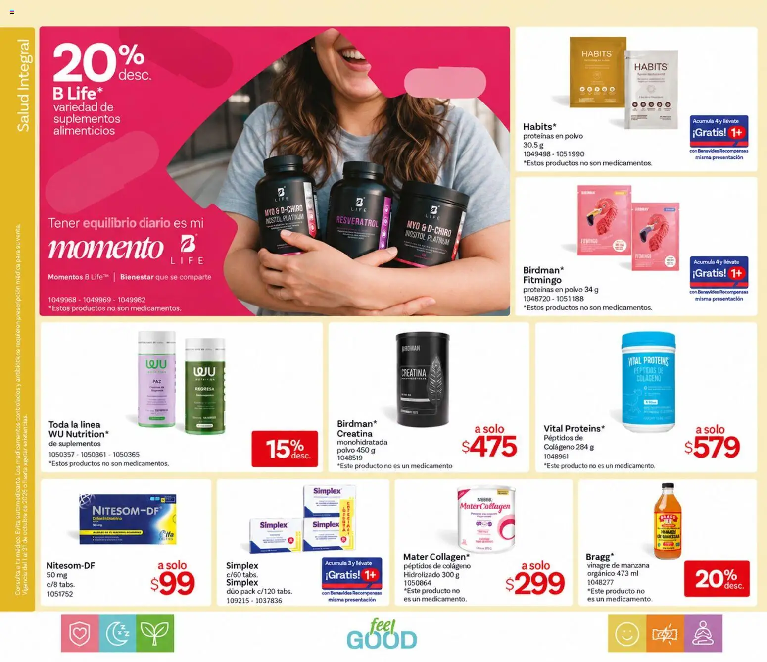 Vista previa las ofertas de la tienda Farmacia Benavides - Farmacia Benavides catálogo desde el 01/10/2026 