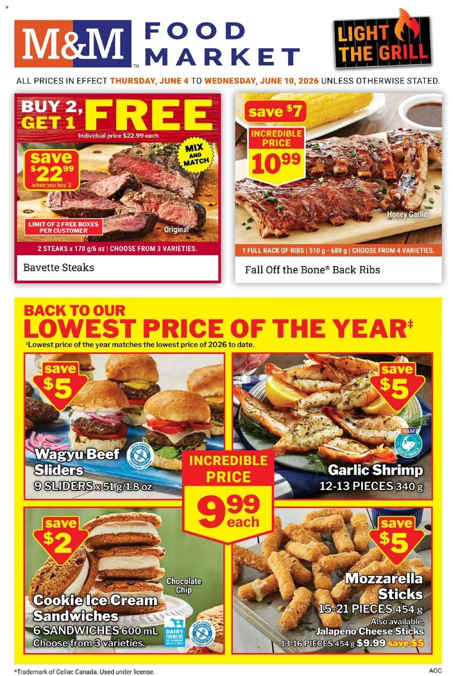 Preview of leaflet M&M Food Market weekly flyer / circulaire from shop M&M Food Market is valid from Jun 04, 2026