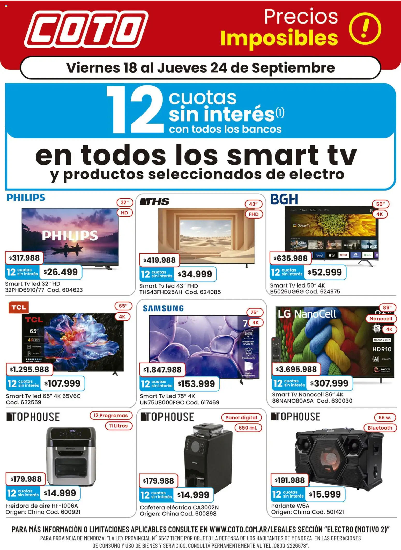 Vista previa del folleto de la tienda Coto válido desde el 18/09/2026 