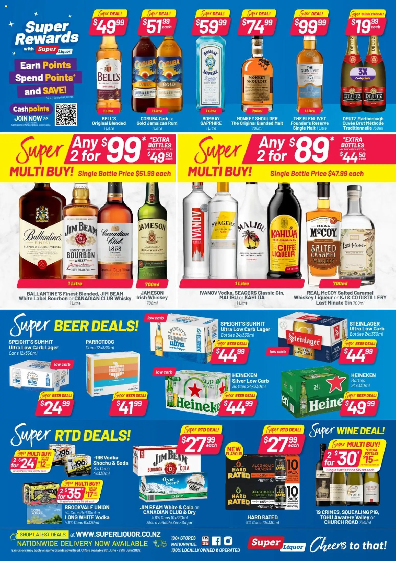 Preview of catalogue Super Liquor catalogue from shop Super Liquor valid 8 Jun 2026