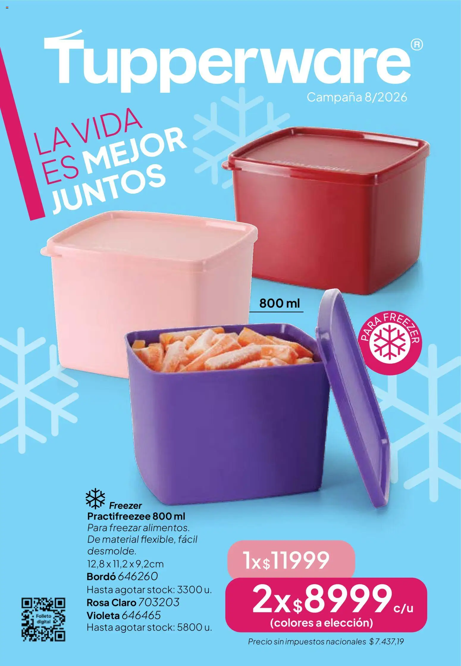 Vista previa del folleto de la tienda Tupperware válido desde el 10/04/2026 - Campana, Freezer