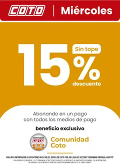 Vista previa del folleto de la tienda Coto válido desde el 05/08/2026 