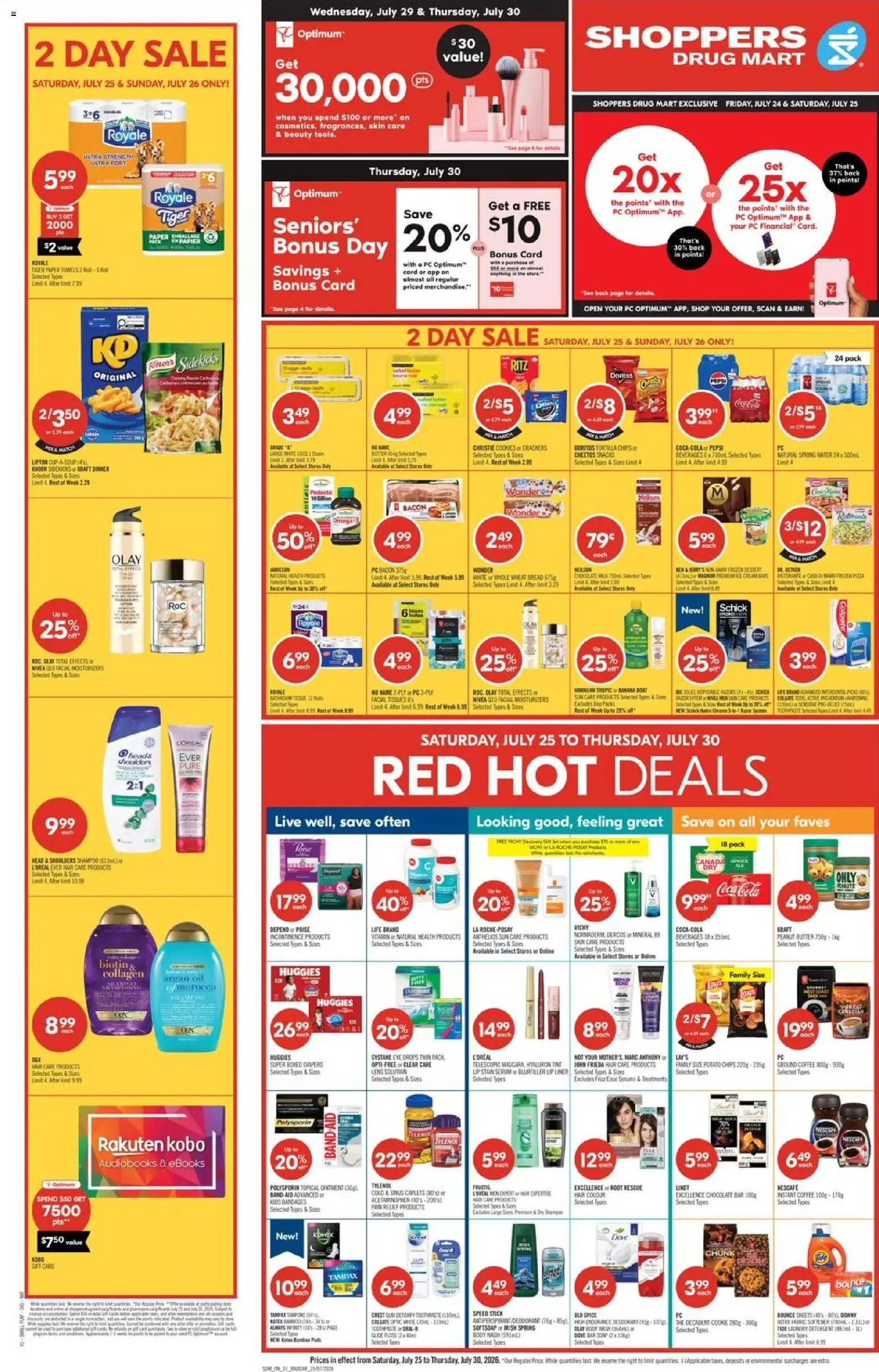 Preview of leaflet Shoppers weekly flyer / circulaire from shop Shoppers is valid from Jul 24, 2026
