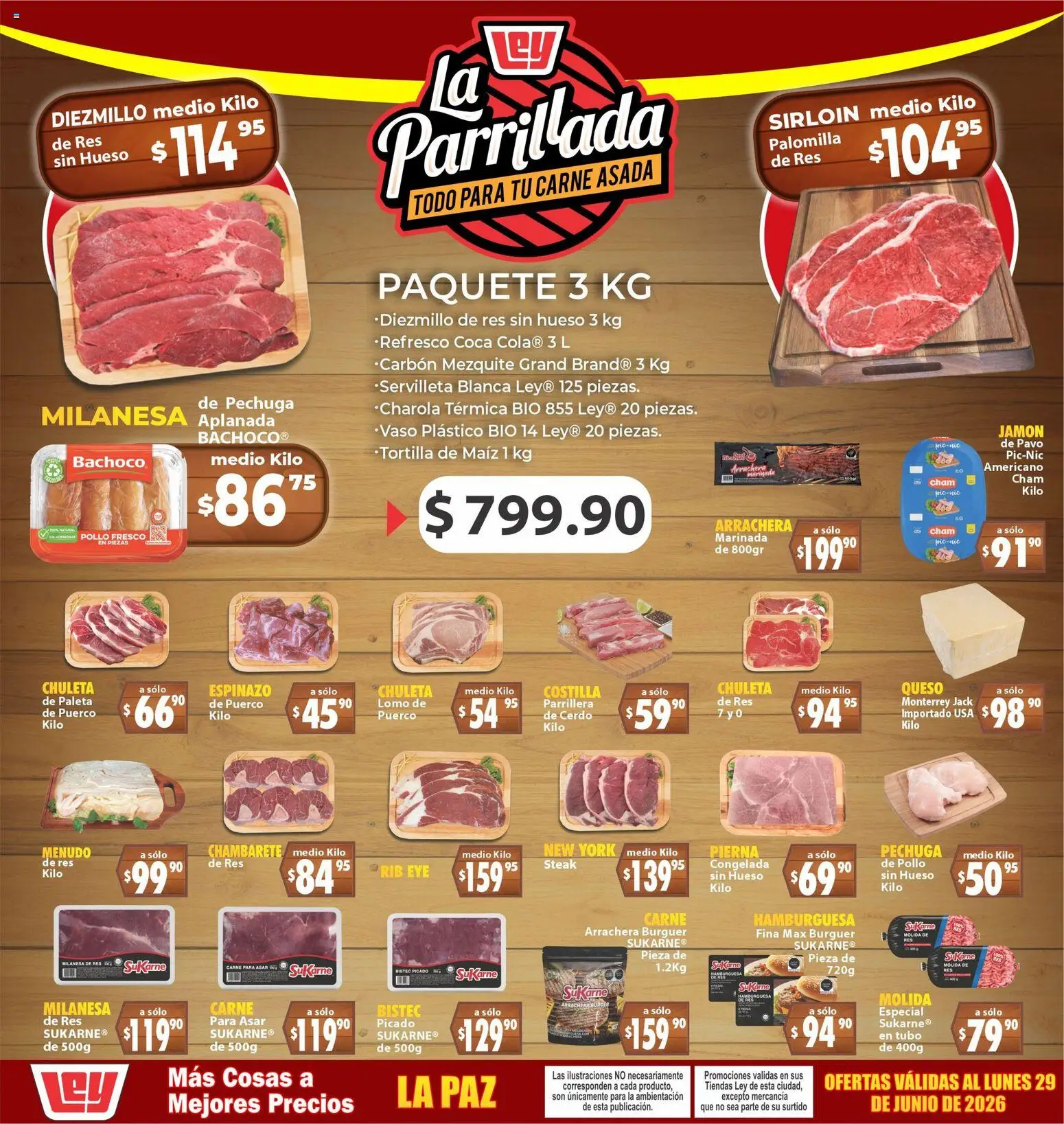 Vista previa las ofertas de la tienda Casa Ley - Casa Ley folleto La parrillada desde el 27/06/2026 