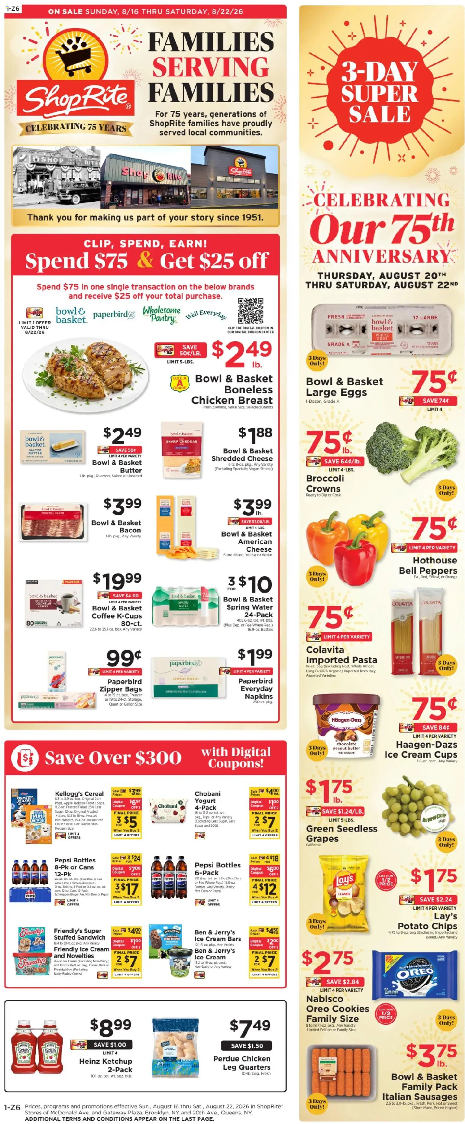 Ad Preview of ShopRite ShopRite Weekly Ad from 08/16/2026