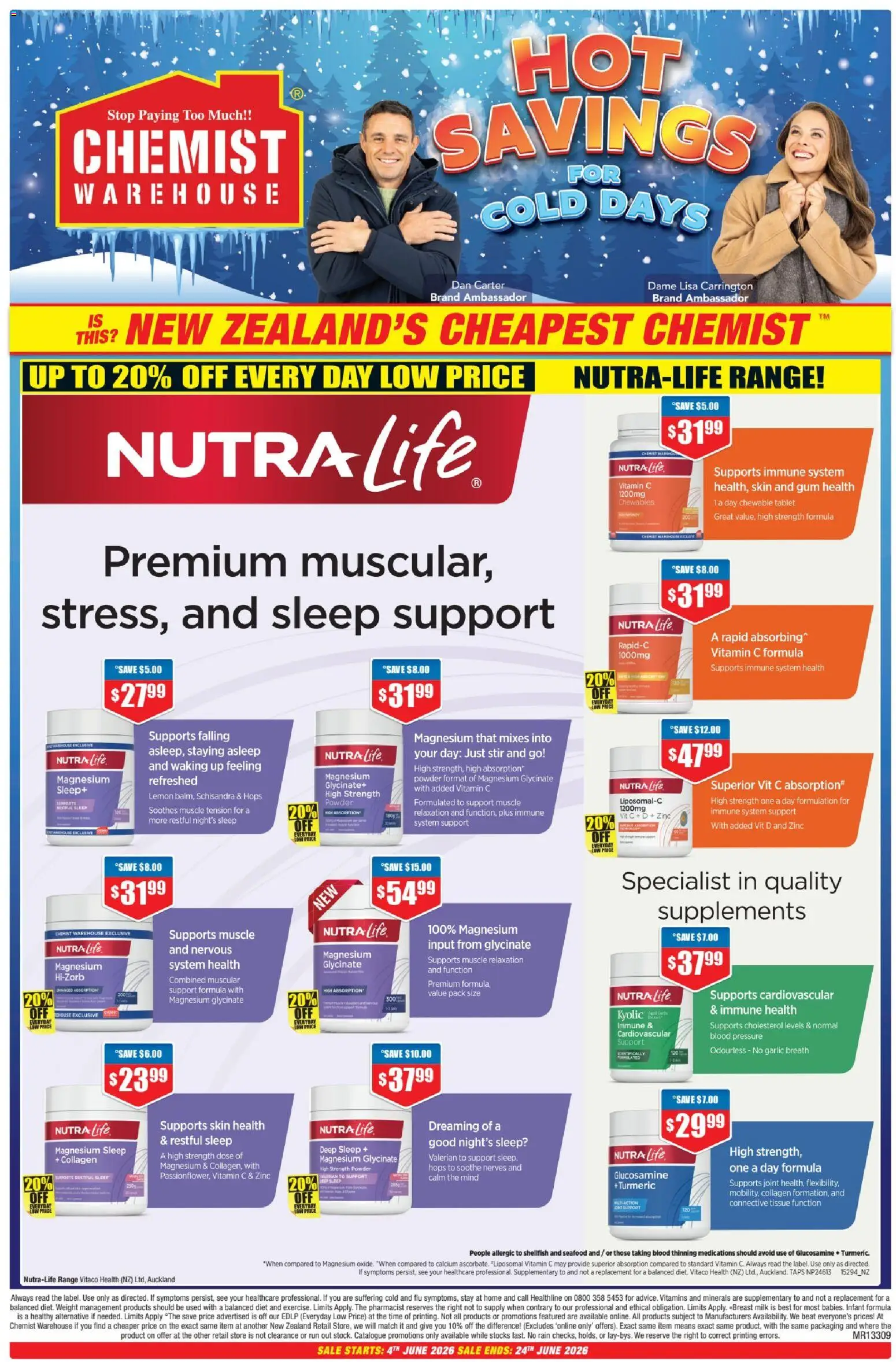 Preview of catalogue Chemist Warehouse catalogue from shop Chemist Warehouse valid 4 Jun 2026
