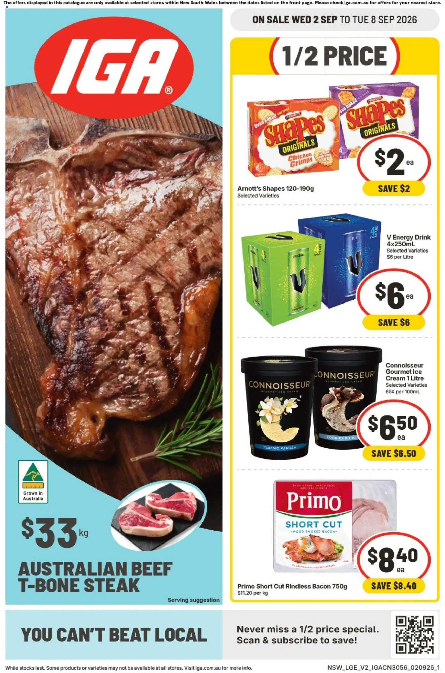 Preview of catalogue IGA catalogue Eveleigh from shop IGA valid 02/09/2026