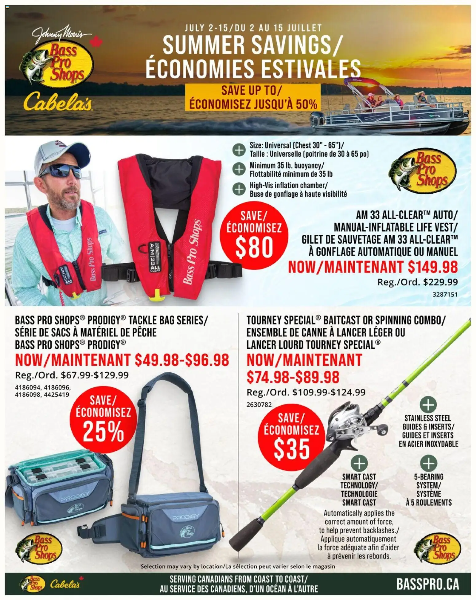 Preview of leaflet Cabelas weekly flyer / circulaire from shop Cabelas is valid from Jul 02, 2026
