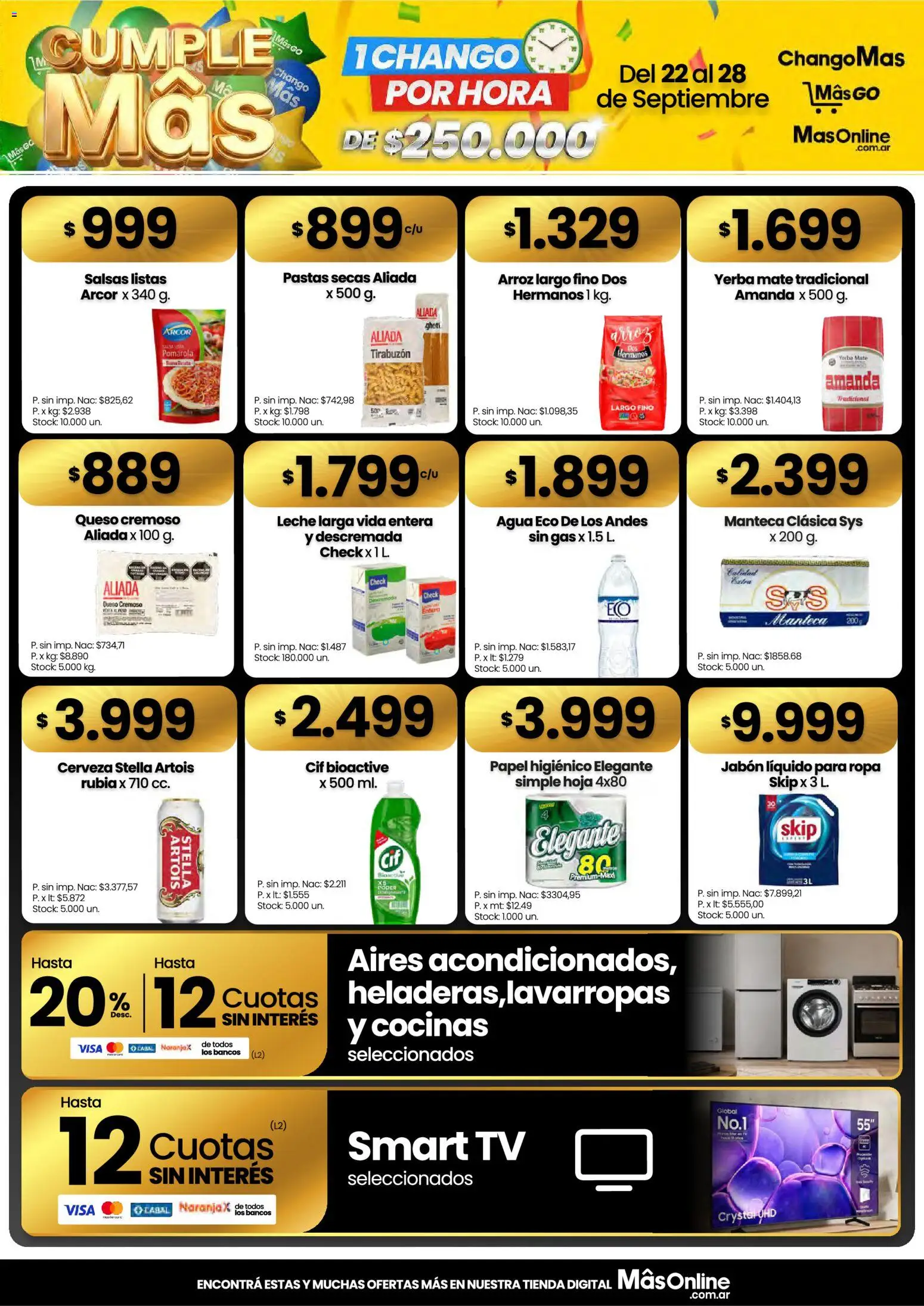 Vista previa del folleto de la tienda Changomas válido desde el 22/09/2026 