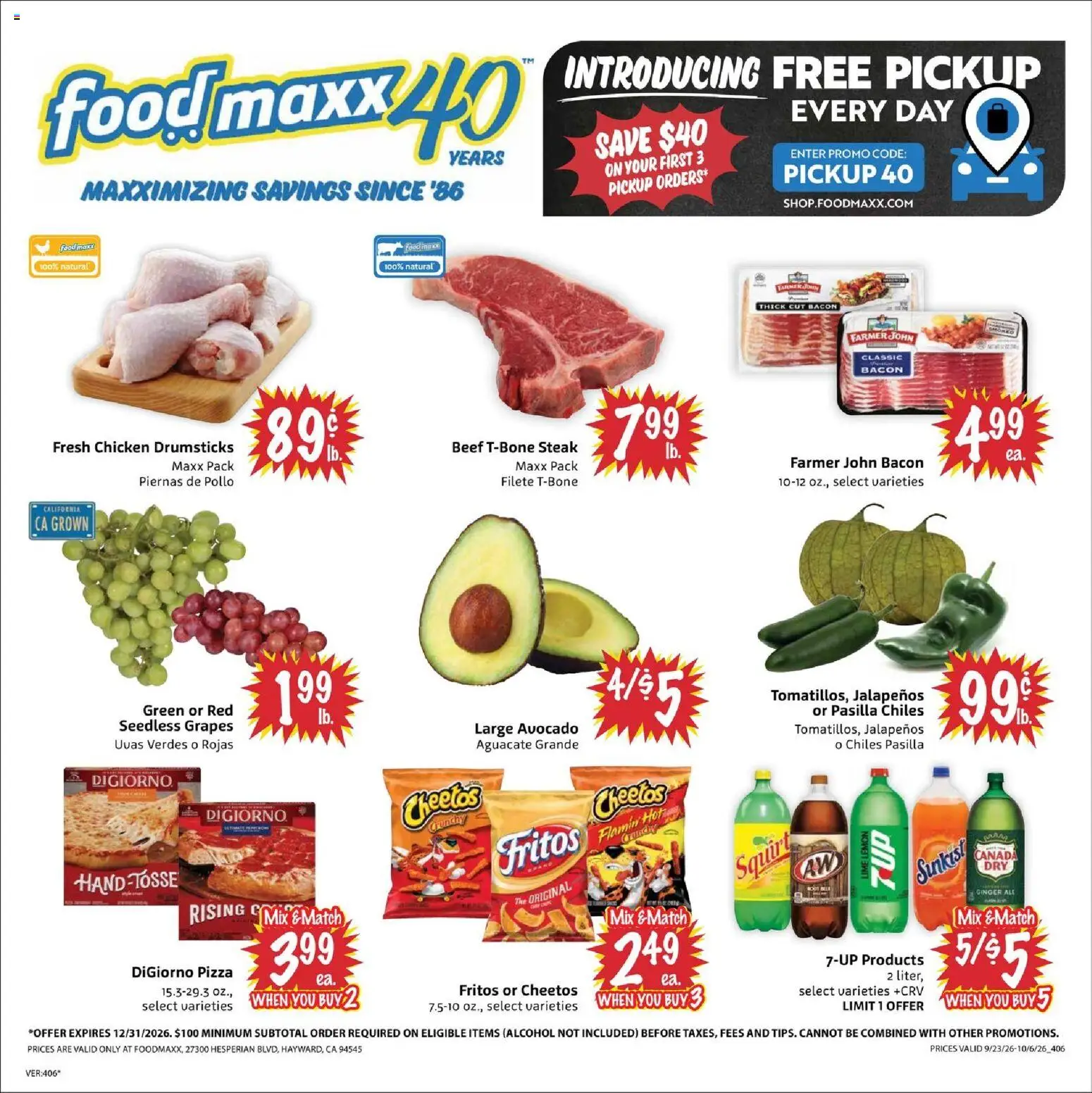 Ad Preview of FoodMaxx FoodMaxx Weekly Ad from 09/23/2026