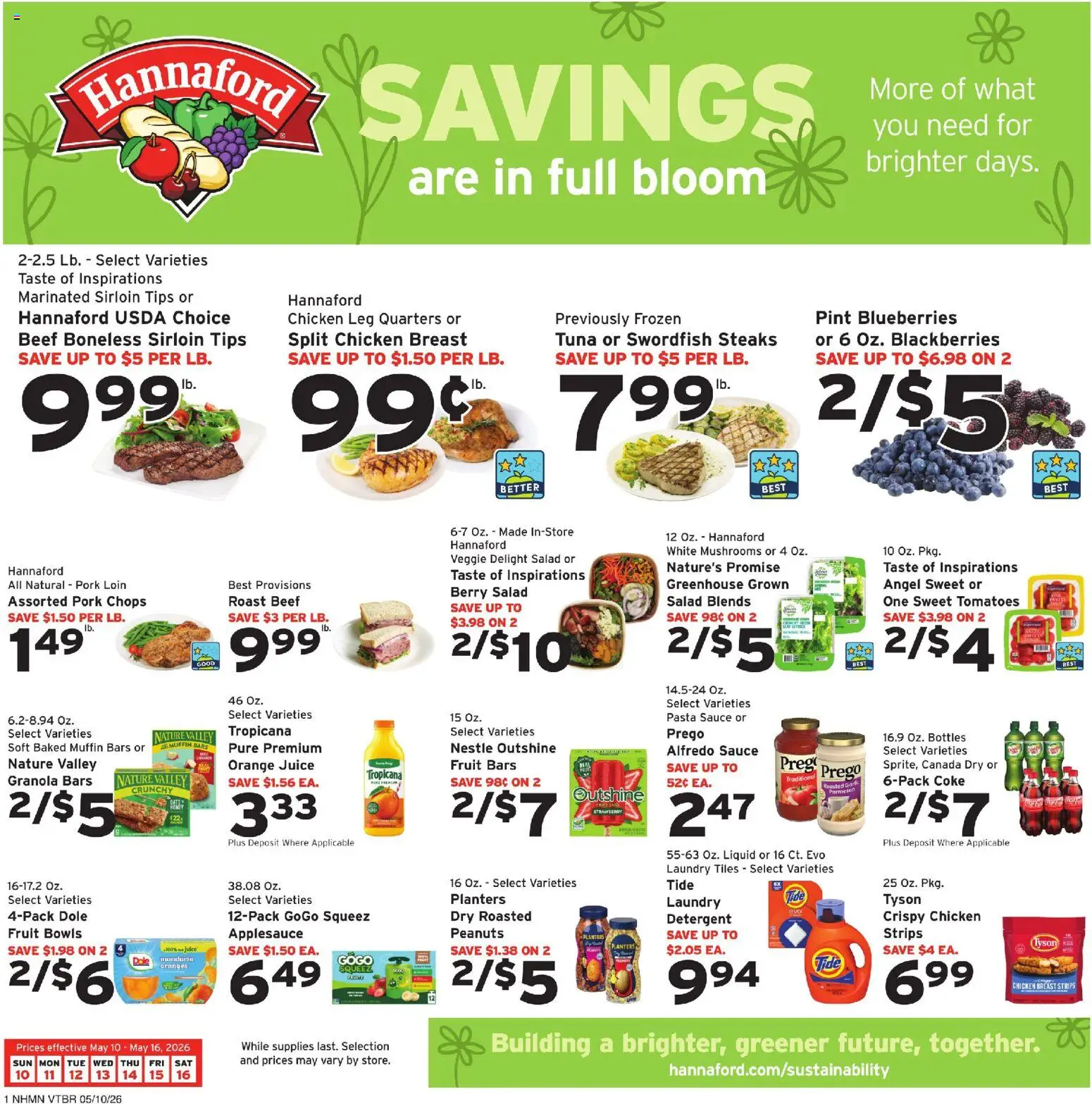 Ad Preview of Hannaford Hannaford Weekly Ad from 05/10/2026
