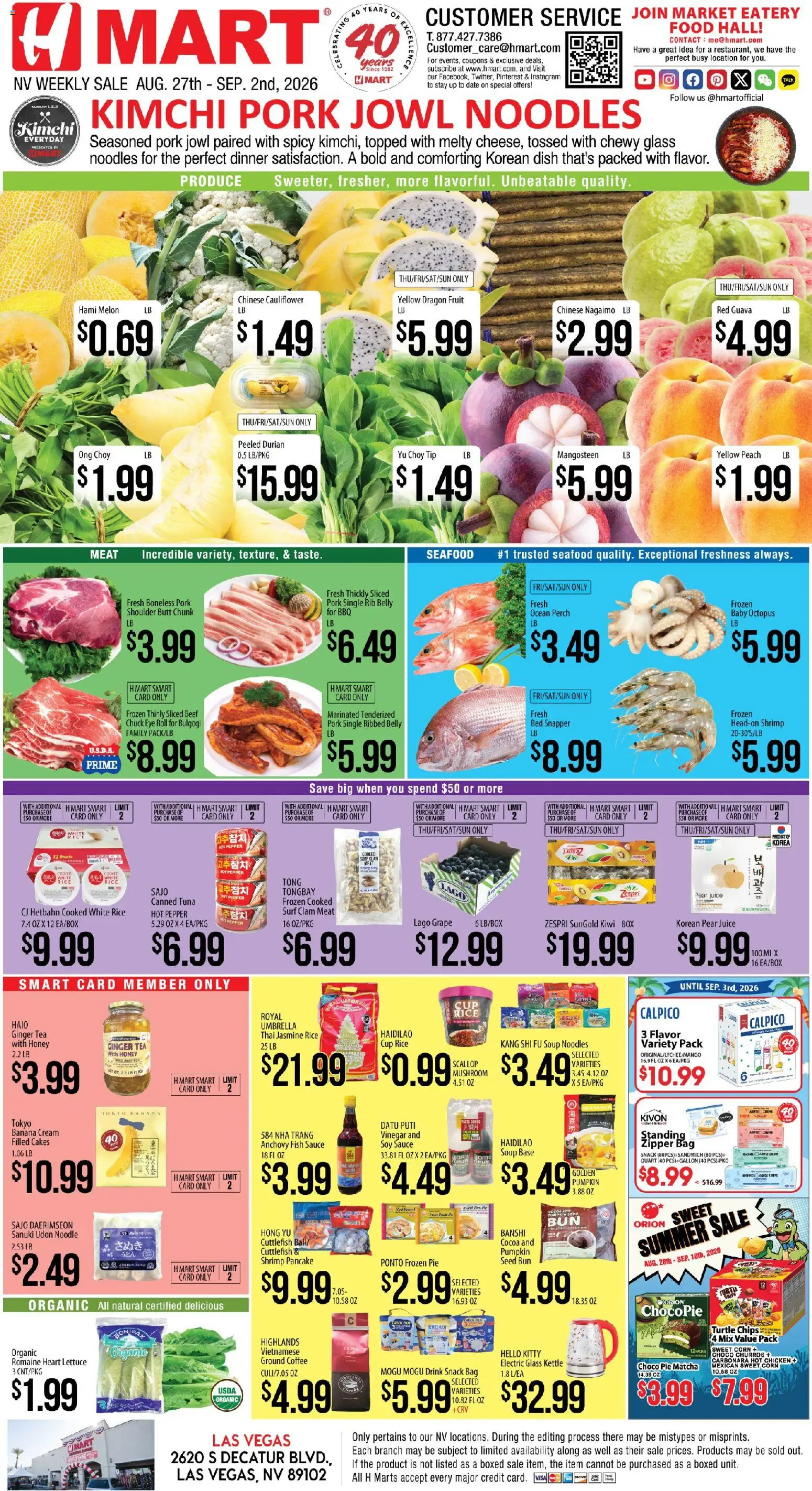 Ad Preview of Hmart Hmart Weekly Ad - ENGLISH from 08/27/2026