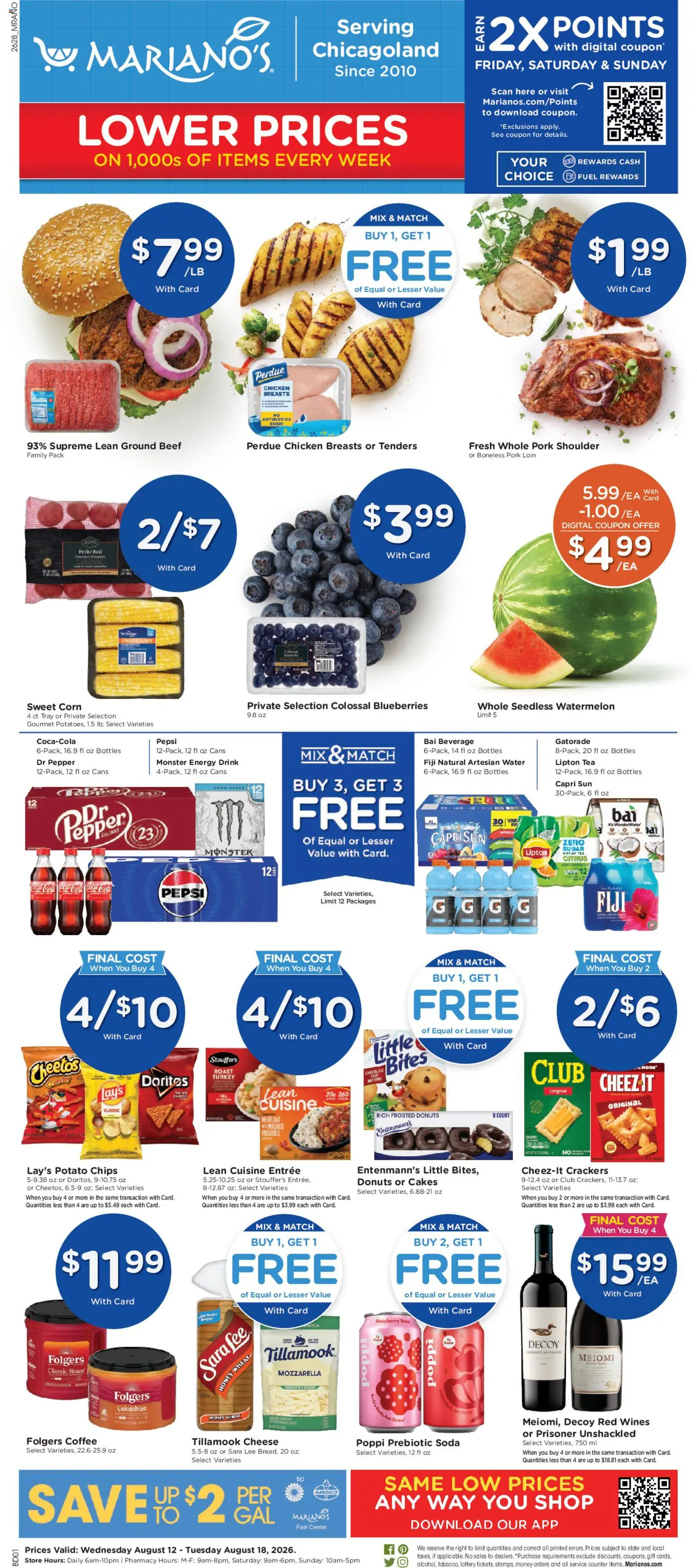 Ad Preview of Mariano's Mariano's Weekly Ad from 08/12/2026