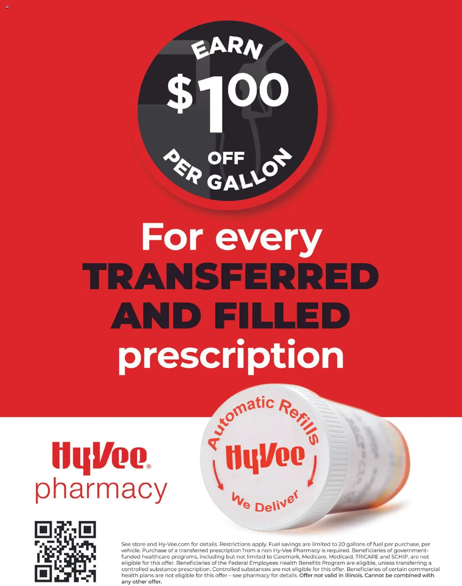 Ad Preview of HyVee HyVee Pharmacy Fuel Saver from 12/30/2025