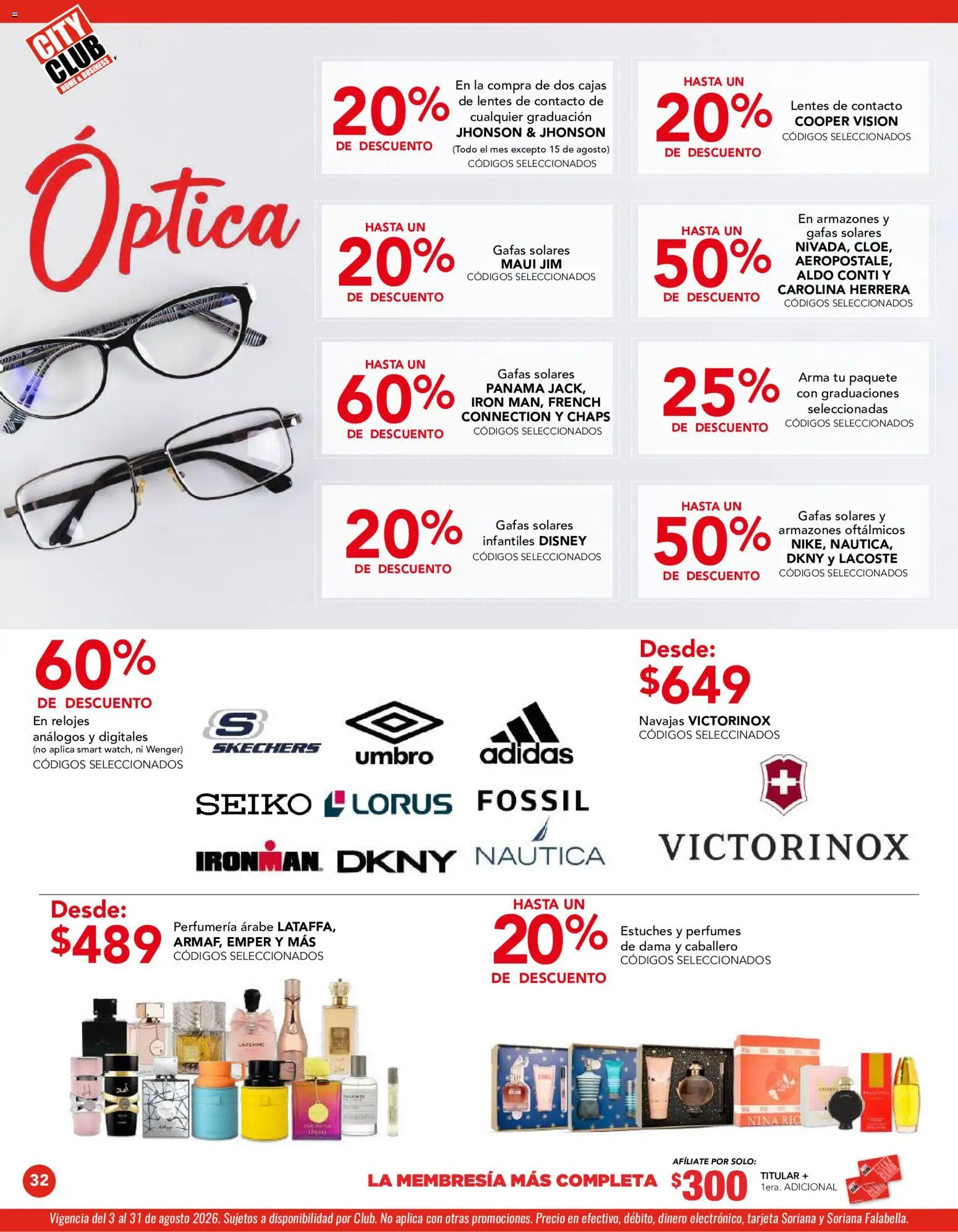 Vista previa las ofertas de la tienda City Club - City Club catálogo desde el 03/08/2026 