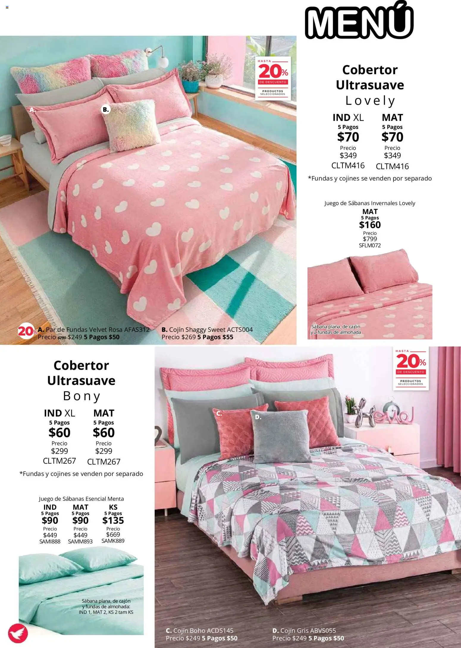Vista previa las ofertas de la tienda Colchas Concord - Colchas Concord catálogo Colección Cobertor desde el 01/08/2026 