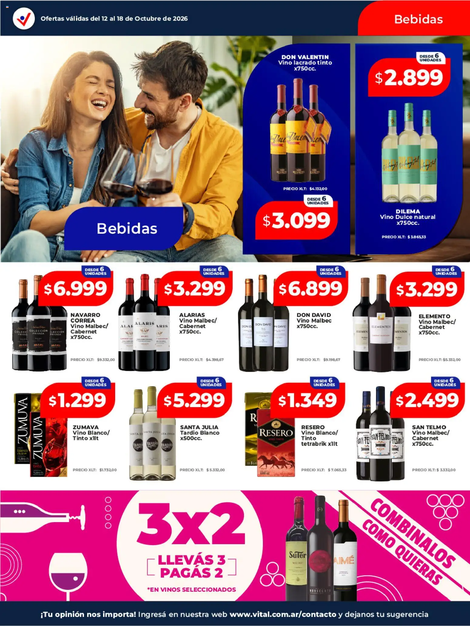 Vista previa del folleto de la tienda Vital válido desde el 12/10/2026 