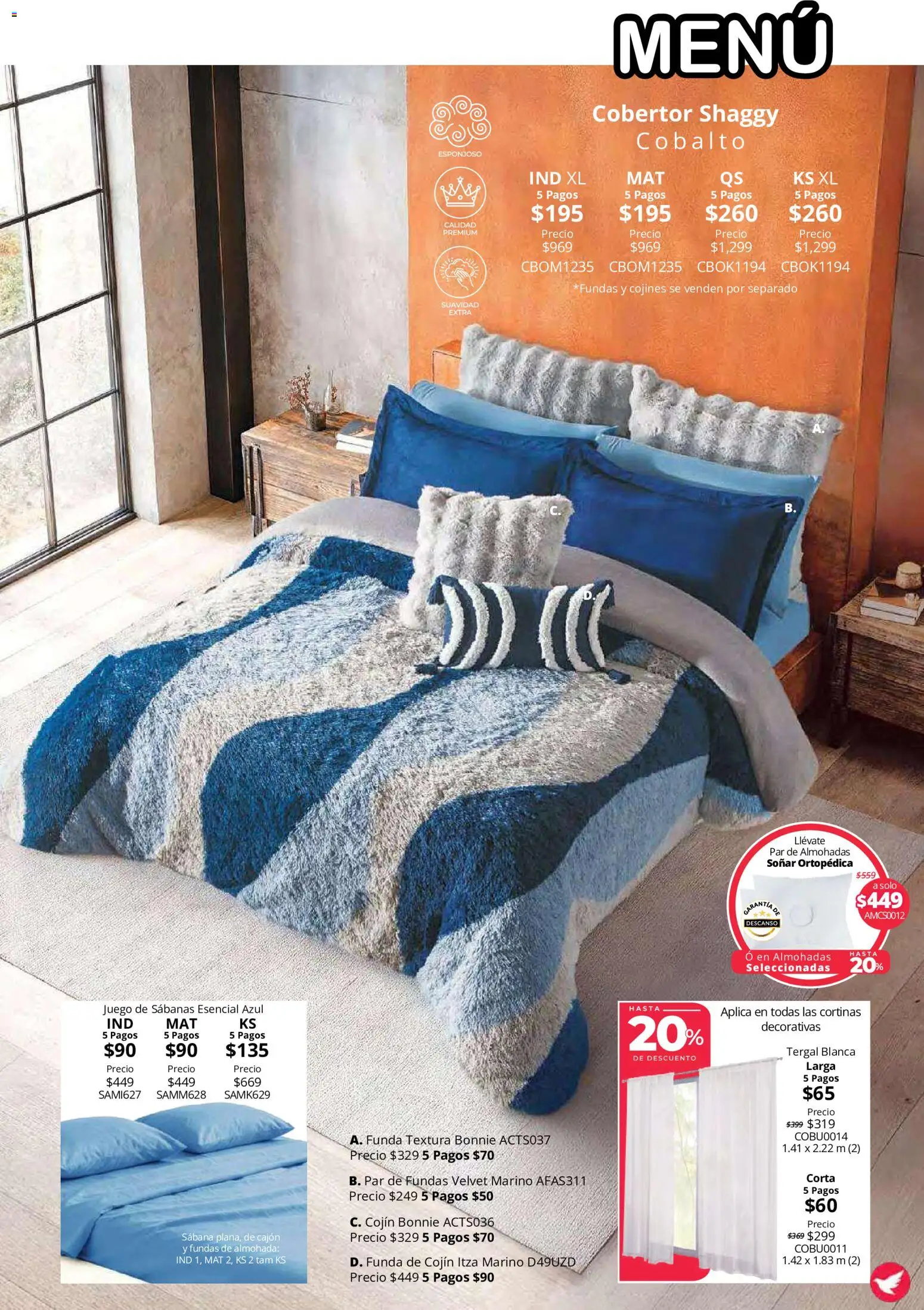 Vista previa las ofertas de la tienda Colchas Concord - Colchas Concord catálogo Colección Cobertor Calor de Hogar desde el 15/10/2026 