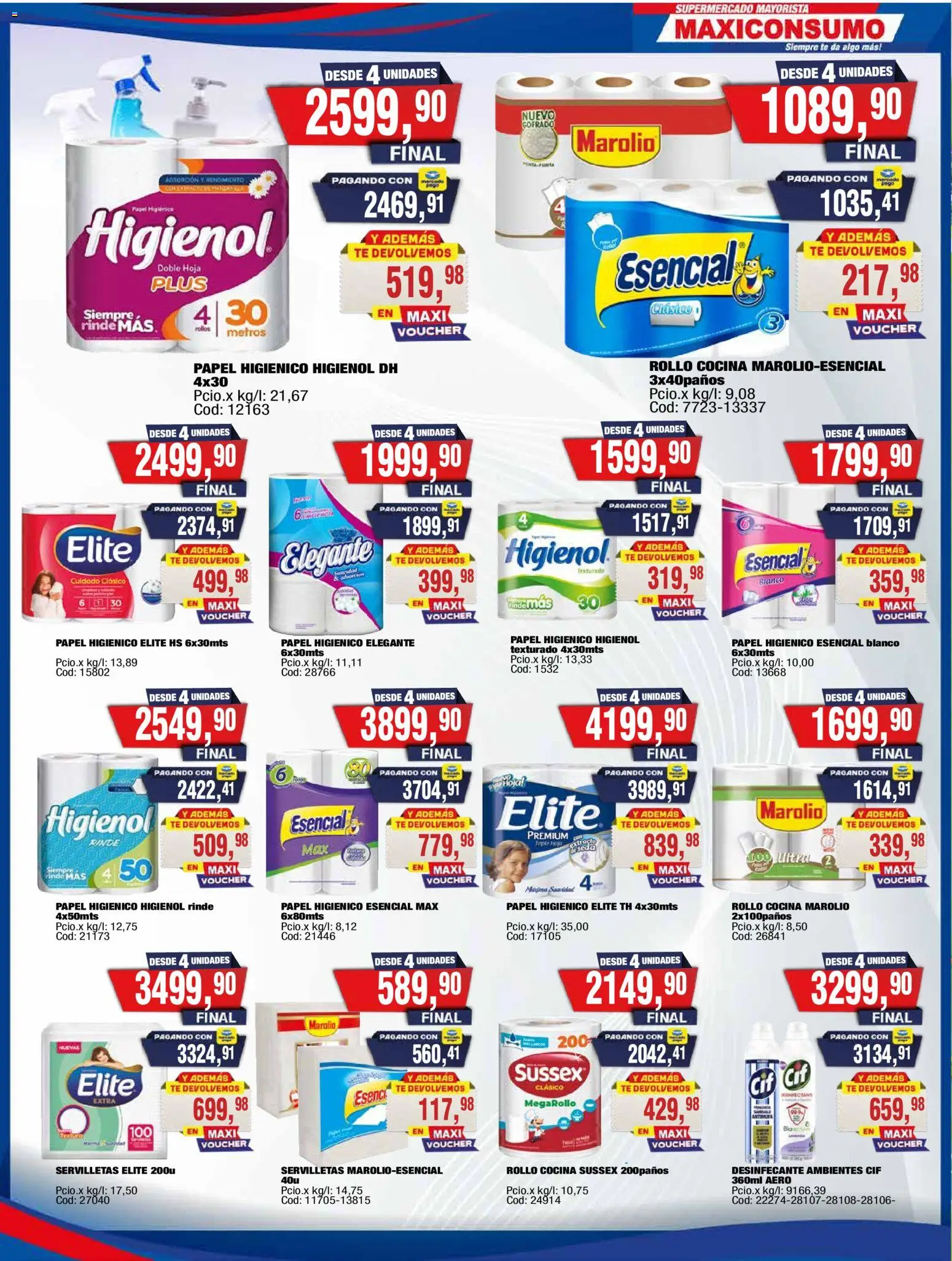 Vista previa del folleto de la tienda Maxiconsumo válido desde el 12/10/2026 