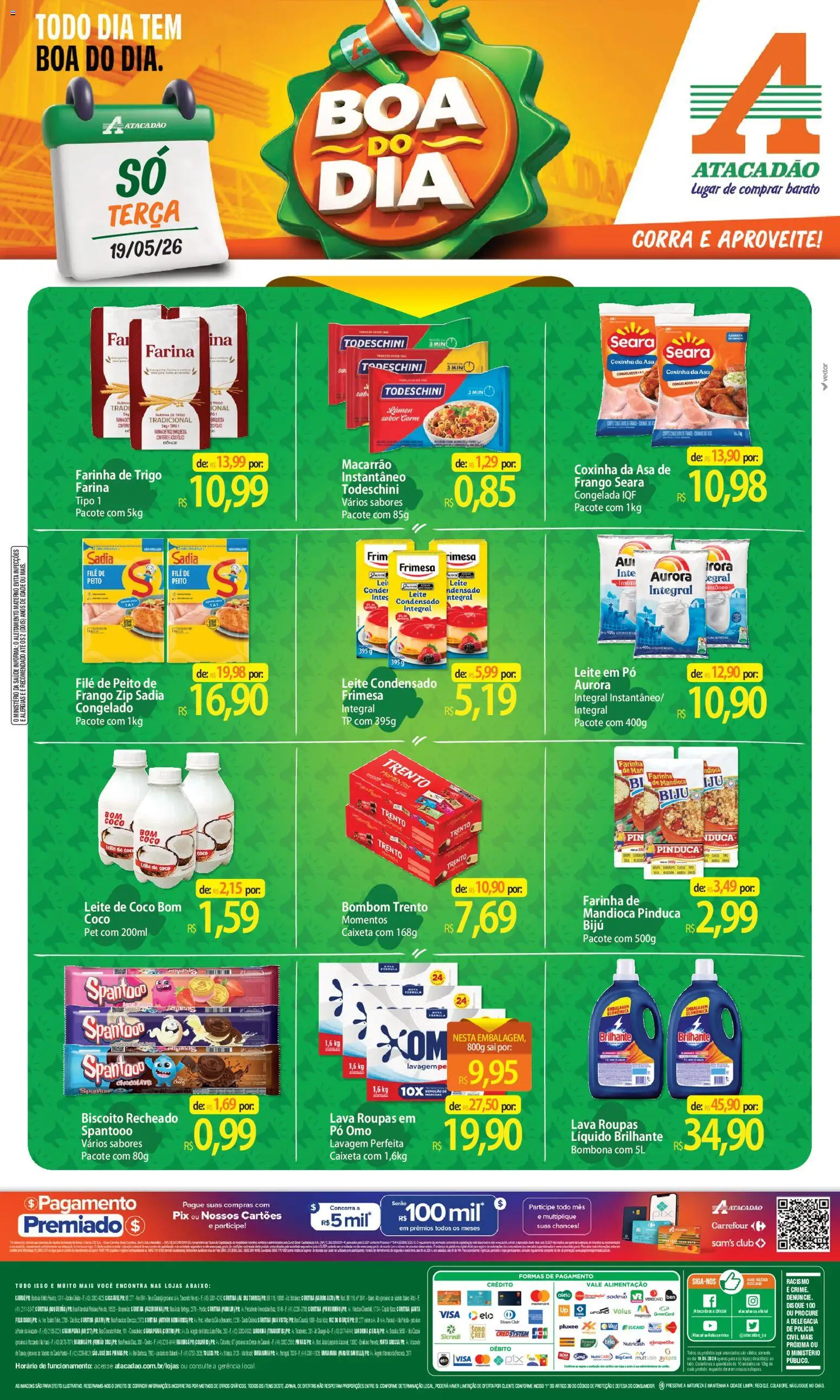 Pré-Visualização do folheto "Atacadão ofertas - PR" da loja Atacadão válido a partir de 19/05/2026