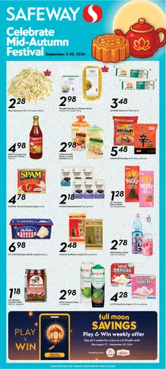 Preview of leaflet Safeway - Mid-autumn festival from shop Safeway is valid from Sep 03, 2026