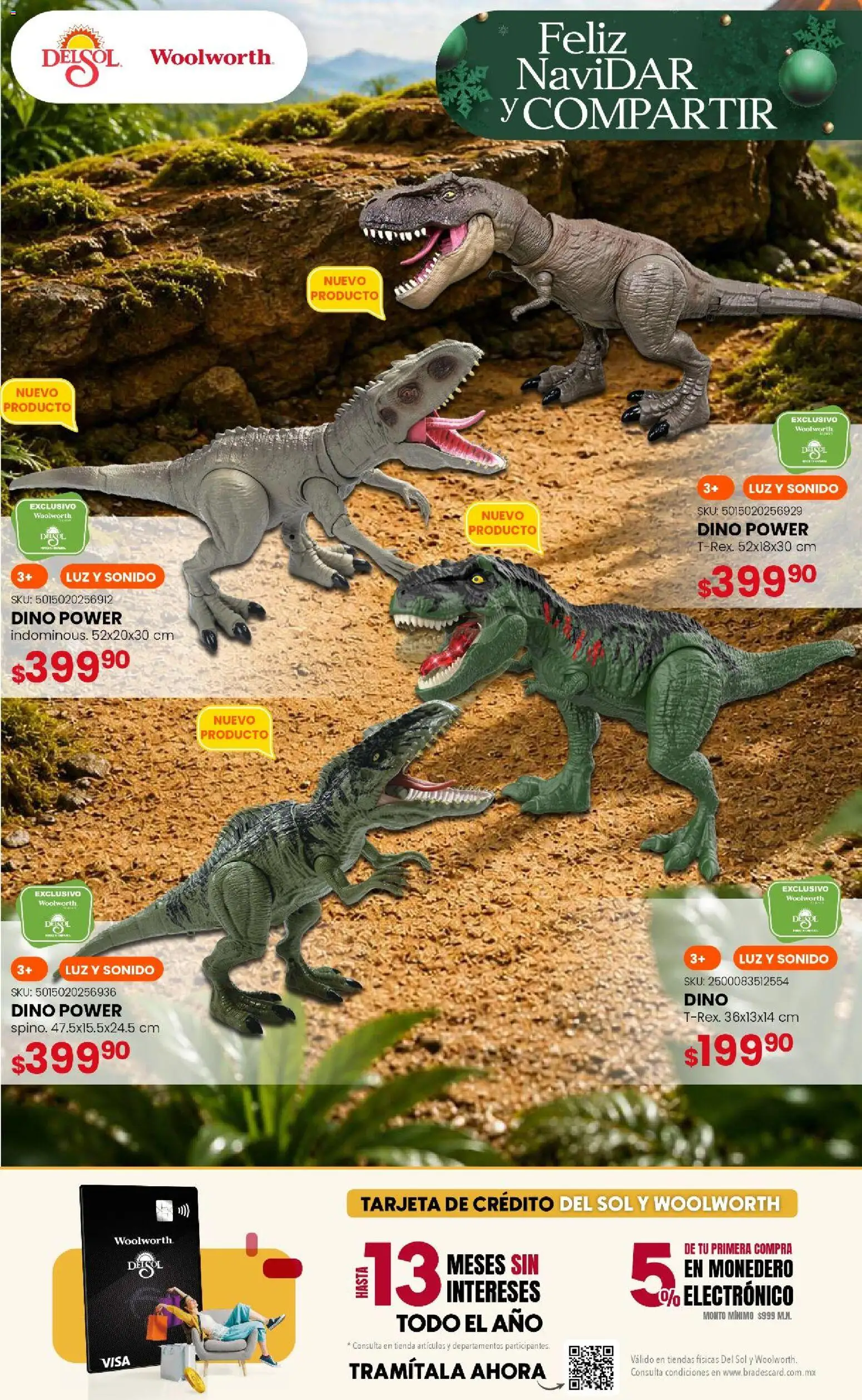 Vista previa las ofertas de la tienda Del Sol y Woolworth - Del Sol y Woolworth - Feliz NaviDar y Compartir desde el 08/10/2026 
