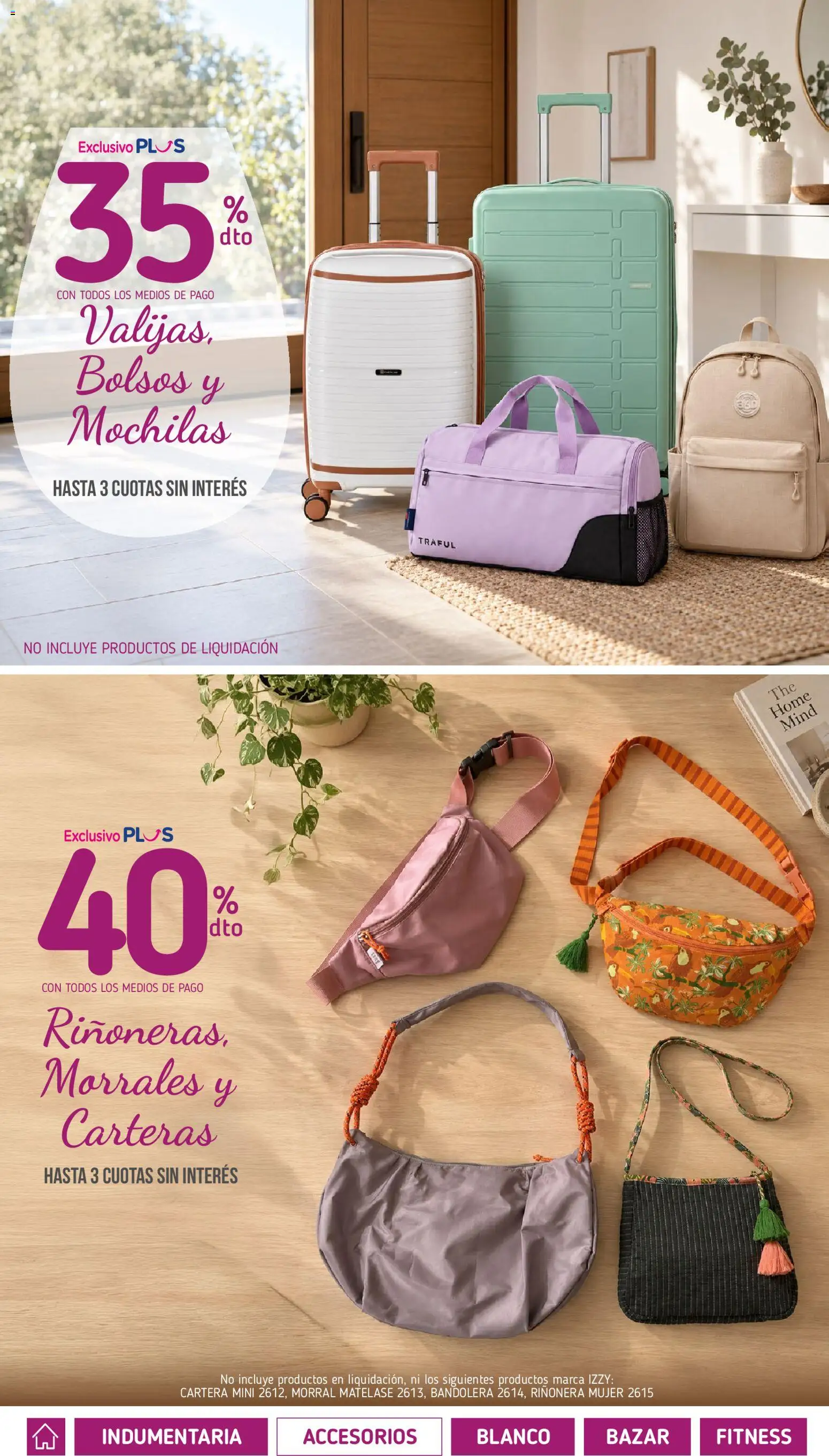 Vista previa del folleto de la tienda La Anonima válido desde el 01/10/2026 - Cartera, Riñonera, Morral