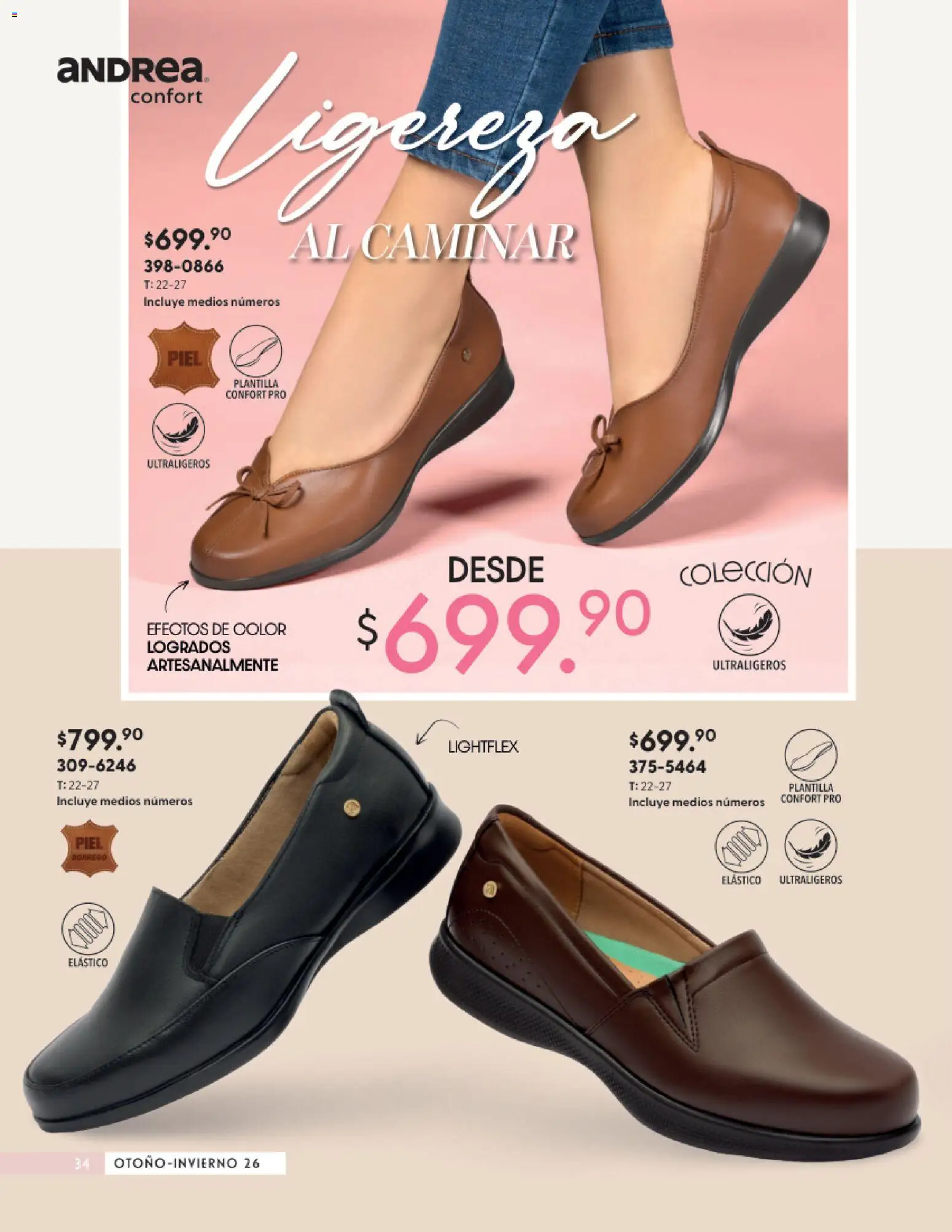 Vista previa las ofertas de la tienda Andrea - Andrea catálogo Calzado Confort desde el 23/08/2026 