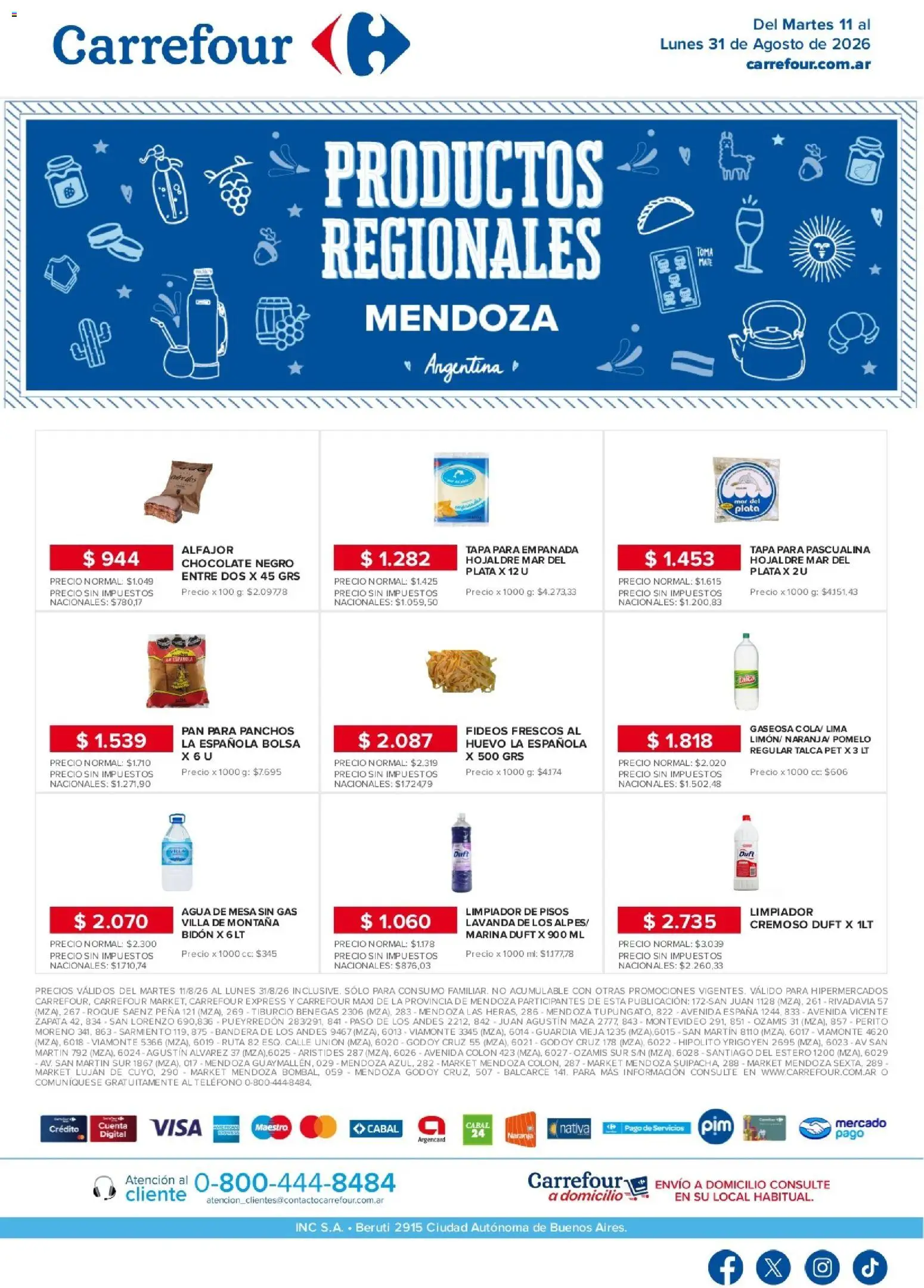Vista previa del folleto de la tienda Carrefour válido desde el 11/08/2026 