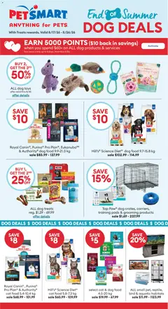 Preview of leaflet Petsmart weekly flyer / circulaire from shop Petsmart is valid from Aug 17, 2026