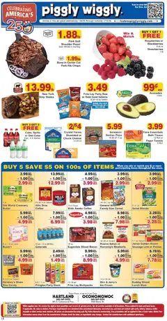 Ad Preview of Piggly Wiggly Piggly Wiggly Weekly Ad from 07/08/2026