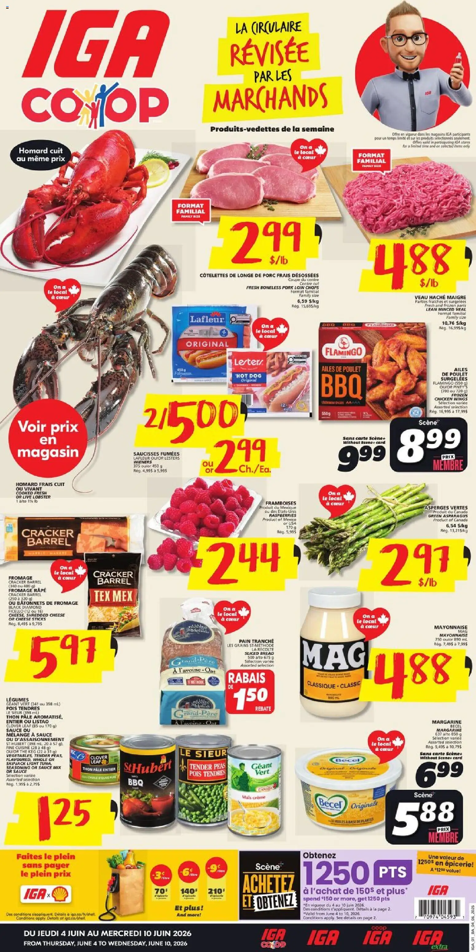 Preview of leaflet IGA circulaire - New Brunswick from shop IGA is valid from Jun 04, 2026