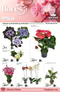 Pré-Visualização do folheto "Master ofertas Flores" da loja Master válido a partir de 22/05/2026