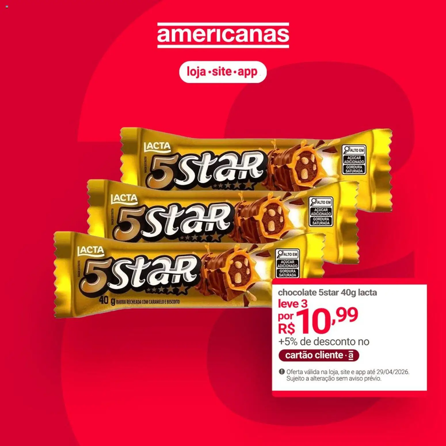 Pré-Visualização do folheto "Lojas Americanas - Ofertas atuais" da loja Lojas Americanas válido a partir de 07/04/2026