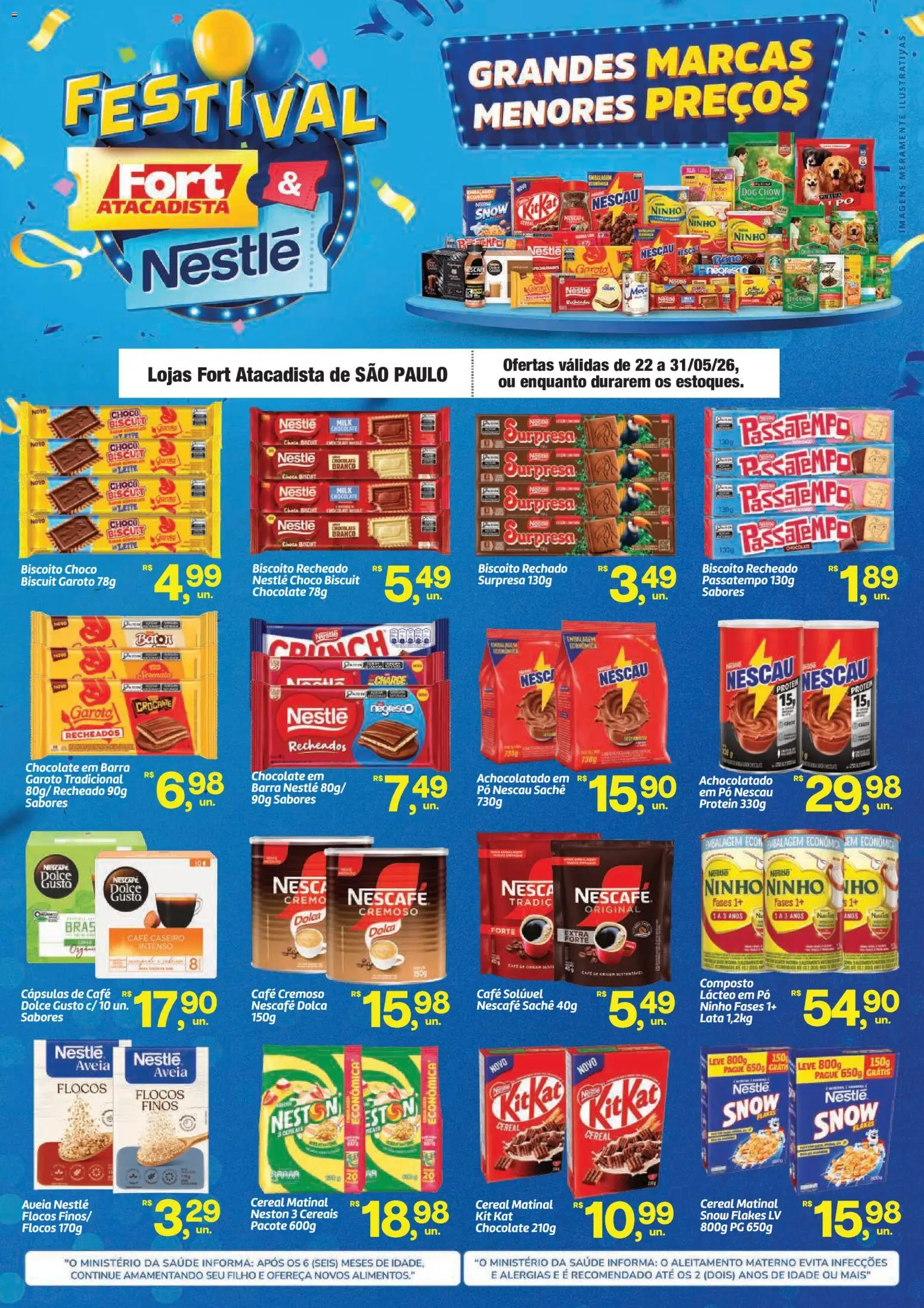 Pré-Visualização do folheto "Fort Atacadista ofertas Nestlé" da loja Fort Atacadista válido a partir de 22/05/2026