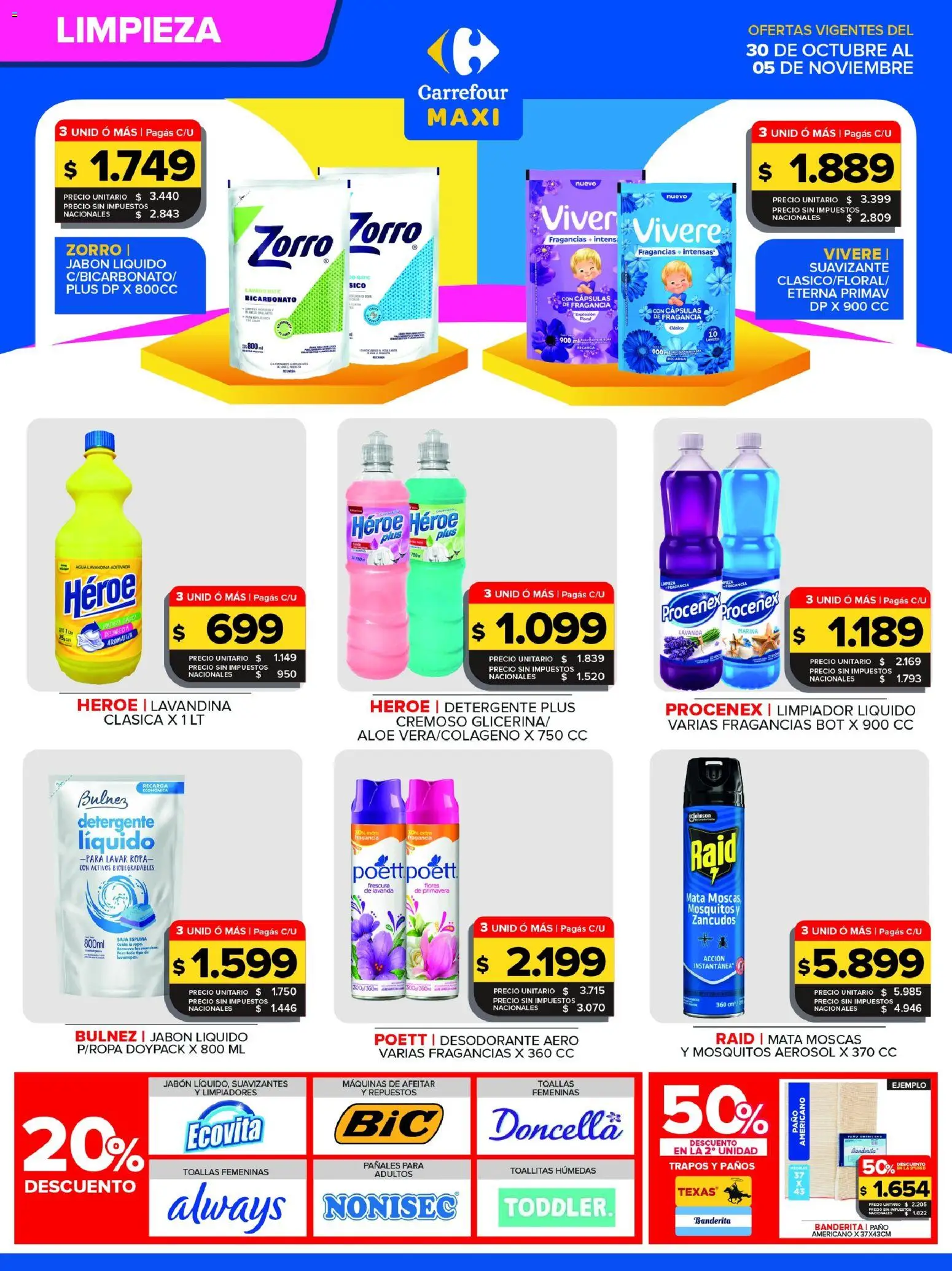 Vista previa del folleto de la tienda Carrefour Maxi válido desde el 30/10/2026 