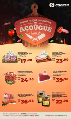 Pré-Visualização do folheto "Cooper ofertas do Açougue" da loja Cooper válido a partir de 18/05/2026