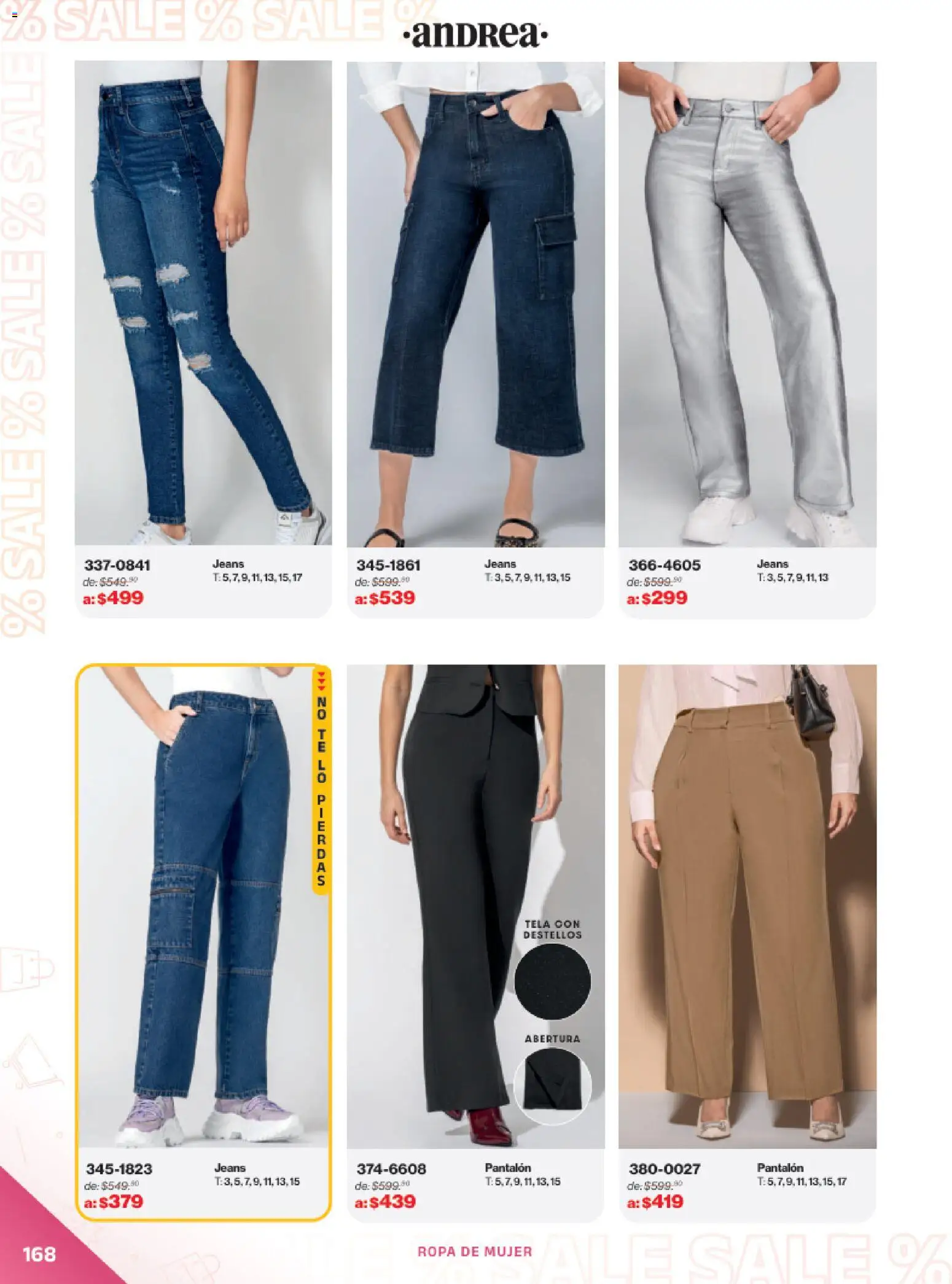 Vista previa las ofertas de la tienda Andrea - Catálogo Outlet desde el 21/12/2025 - Ropa