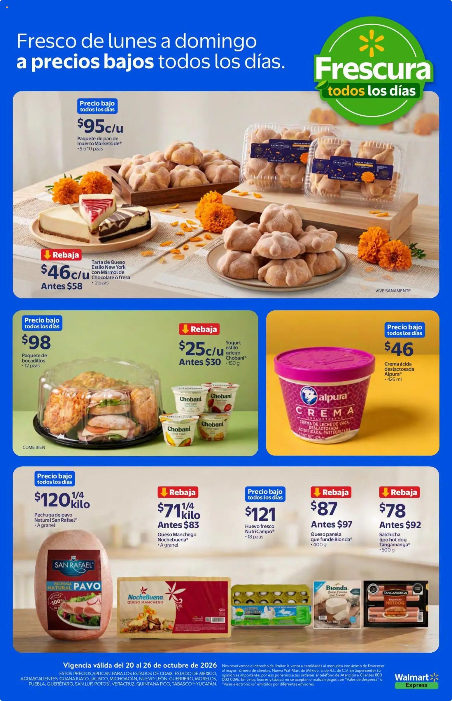 Vista previa las ofertas de la tienda Walmart Express - Walmart Express folleto Calidad y frescura a precios bajos todos los días. desde el 20/10/2026 