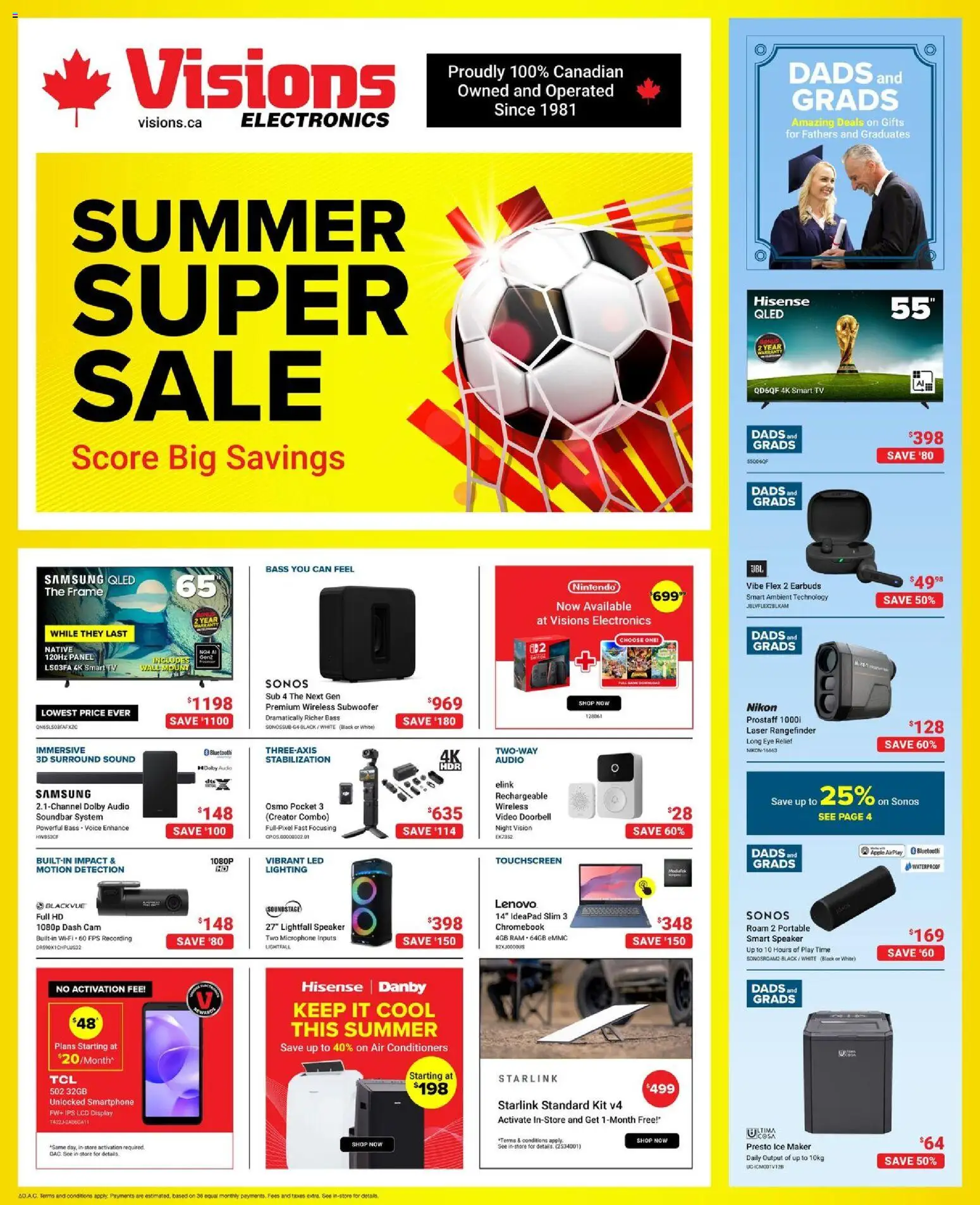 Preview of leaflet Visions weekly flyer / circulaire from shop Visions is valid from Jun 12, 2026