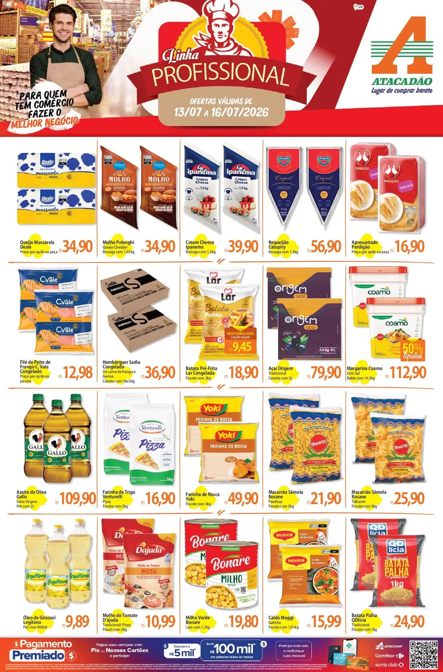 Pré-Visualização do folheto "Atacadão ofertas - PR" da loja Atacadão válido a partir de 13/07/2026