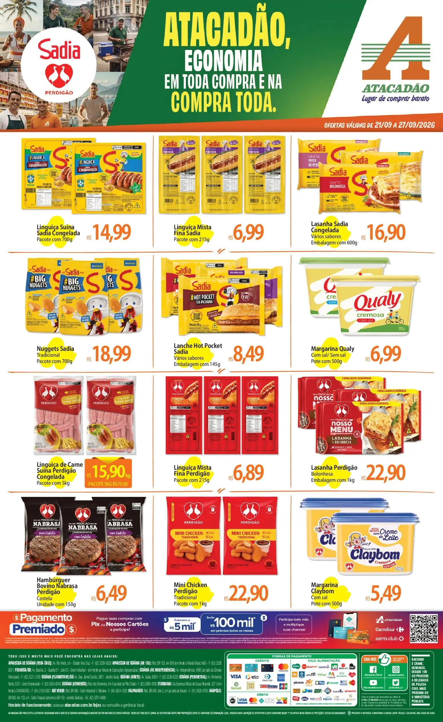 Pré-Visualização do folheto "Atacadão ofertas - GO" da loja Atacadão válido a partir de 21/09/2026