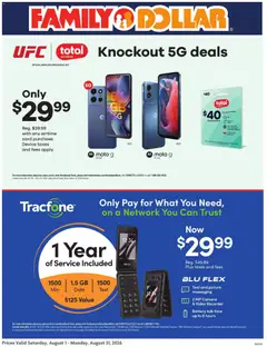 Ad Preview of Family Dollar Family Dollar AT&T/Tracfone from 08/01/2026
