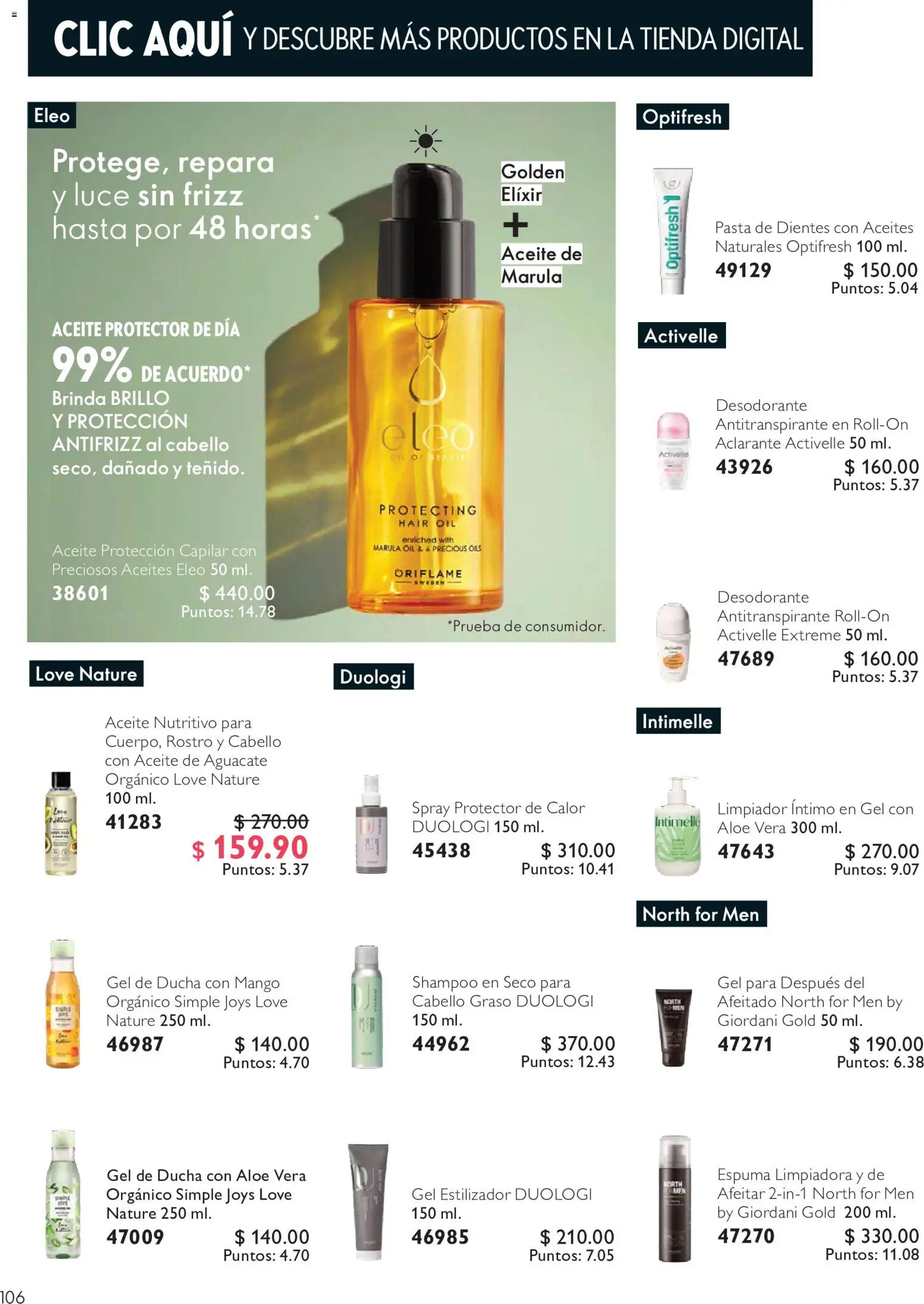 Vista previa las ofertas de la tienda Oriflame - Oriflame Buen Mes desde el 24/10/2026 