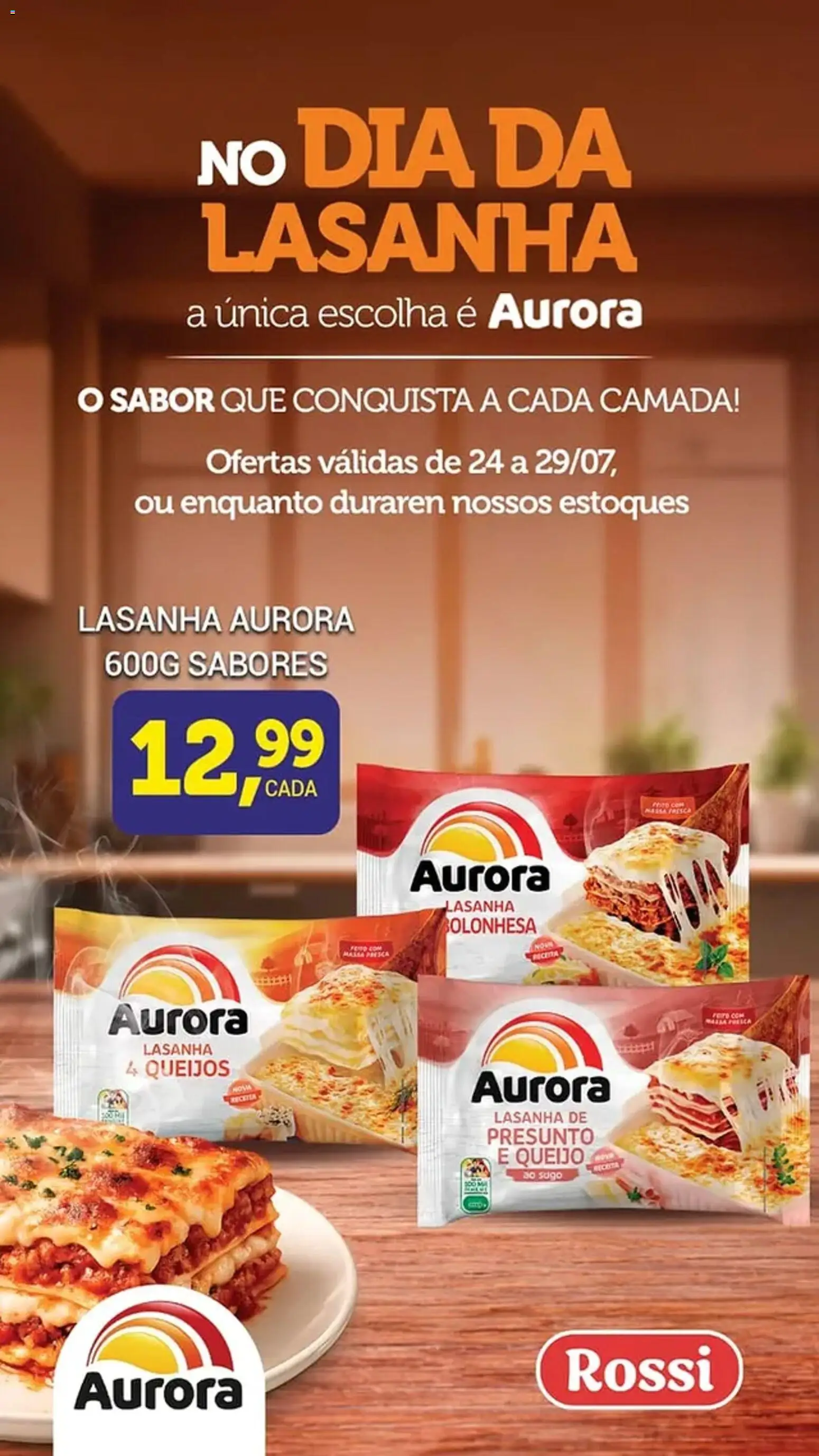 Pré-Visualização do folheto "Rossi Supermercados - Ofertas da semana" da loja Rossi Supermercados válido a partir de 24/07/2026