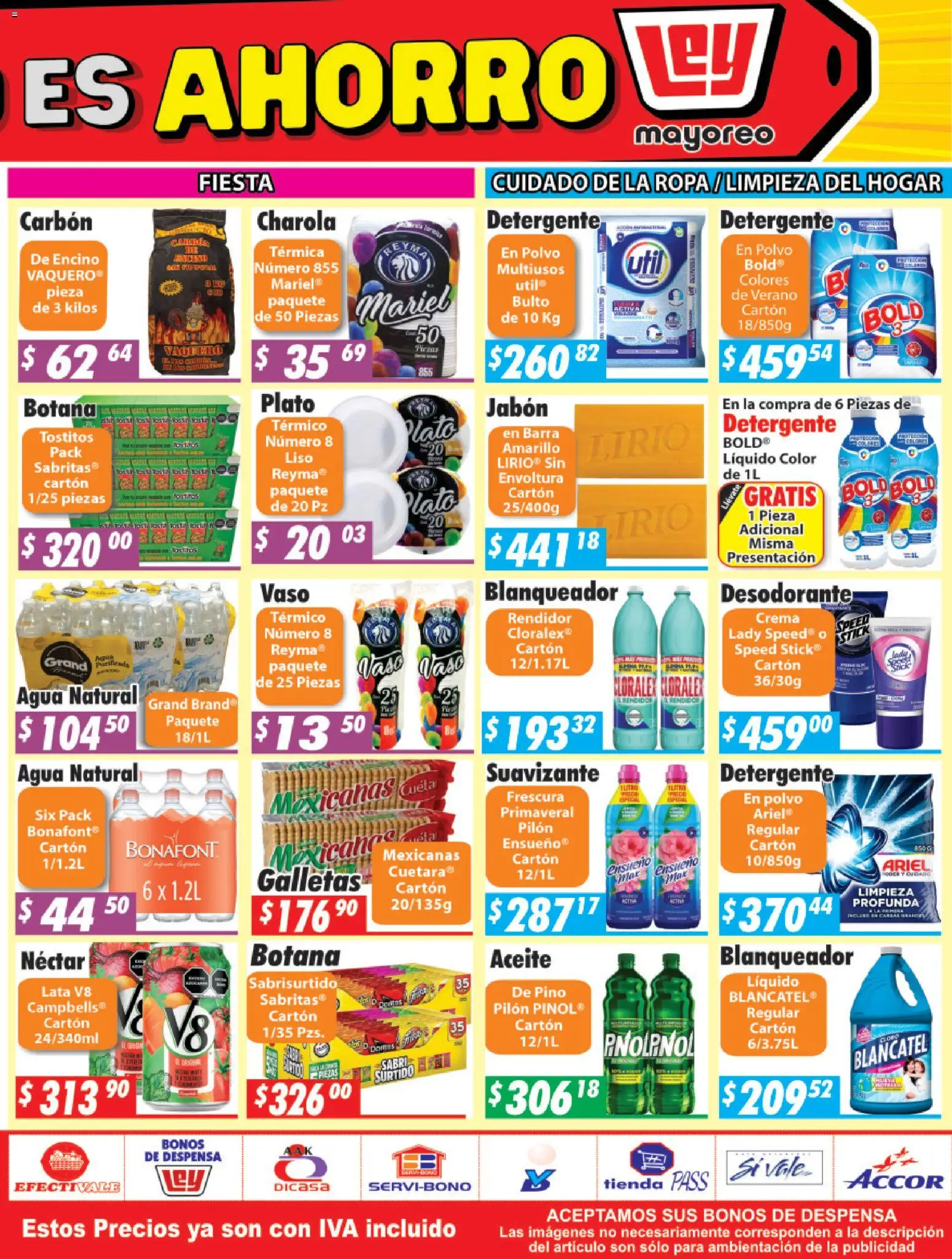 Vista previa las ofertas de la tienda Casa Ley - Casa Ley folleto Frontera desde el 06/07/2026 - Ropa, Crema, Aceite, Jabón, Detergente, Despensa, Polvo, Suavizante